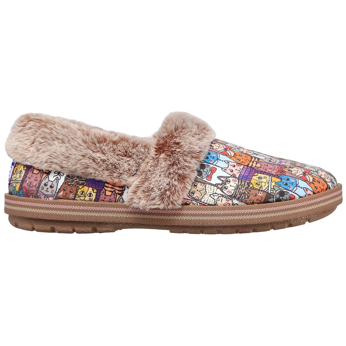 Skechers Bobs Too Cozy - Chic Cat Damen Hüttenschuhe