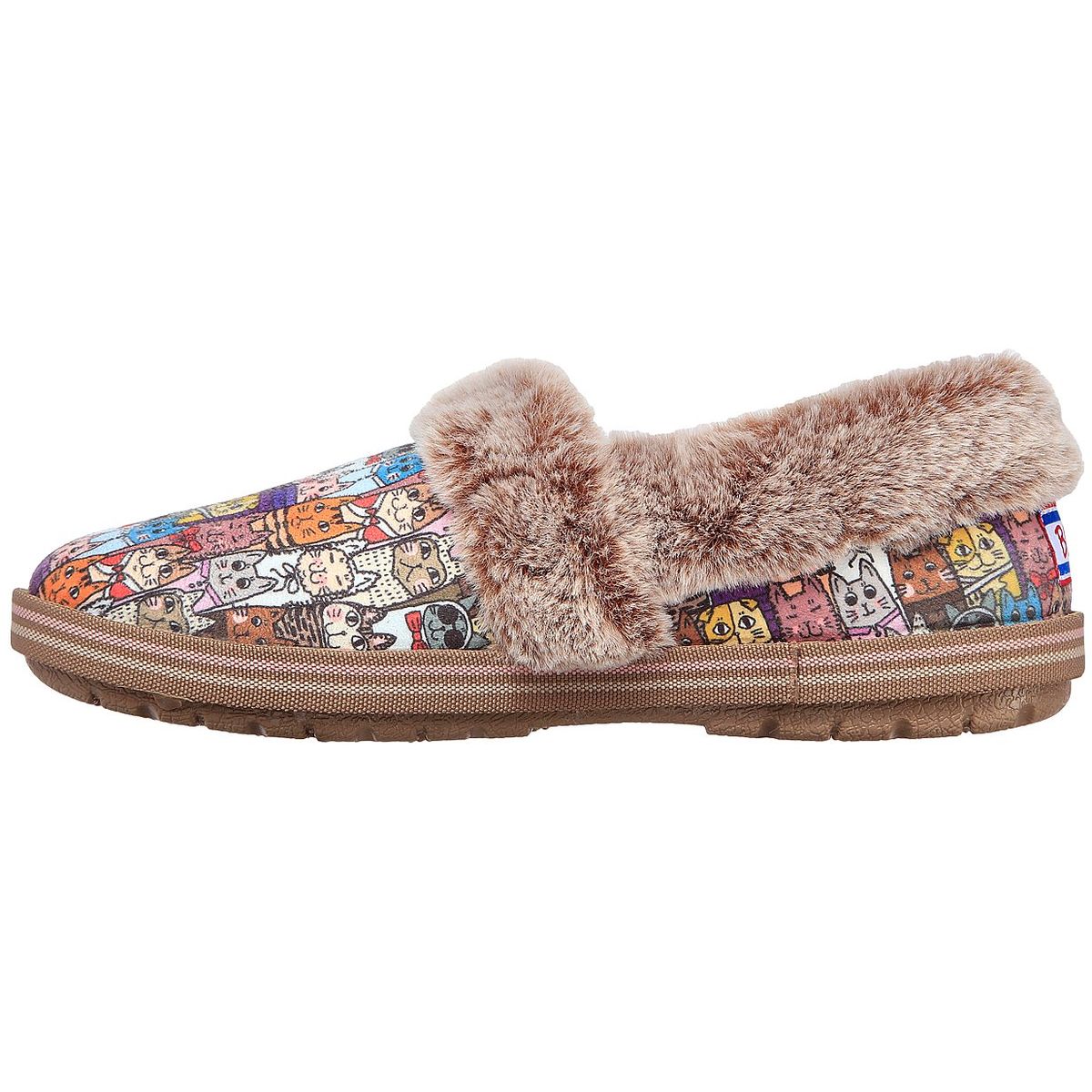 Skechers Bobs Too Cozy - Chic Cat Damen Hüttenschuhe