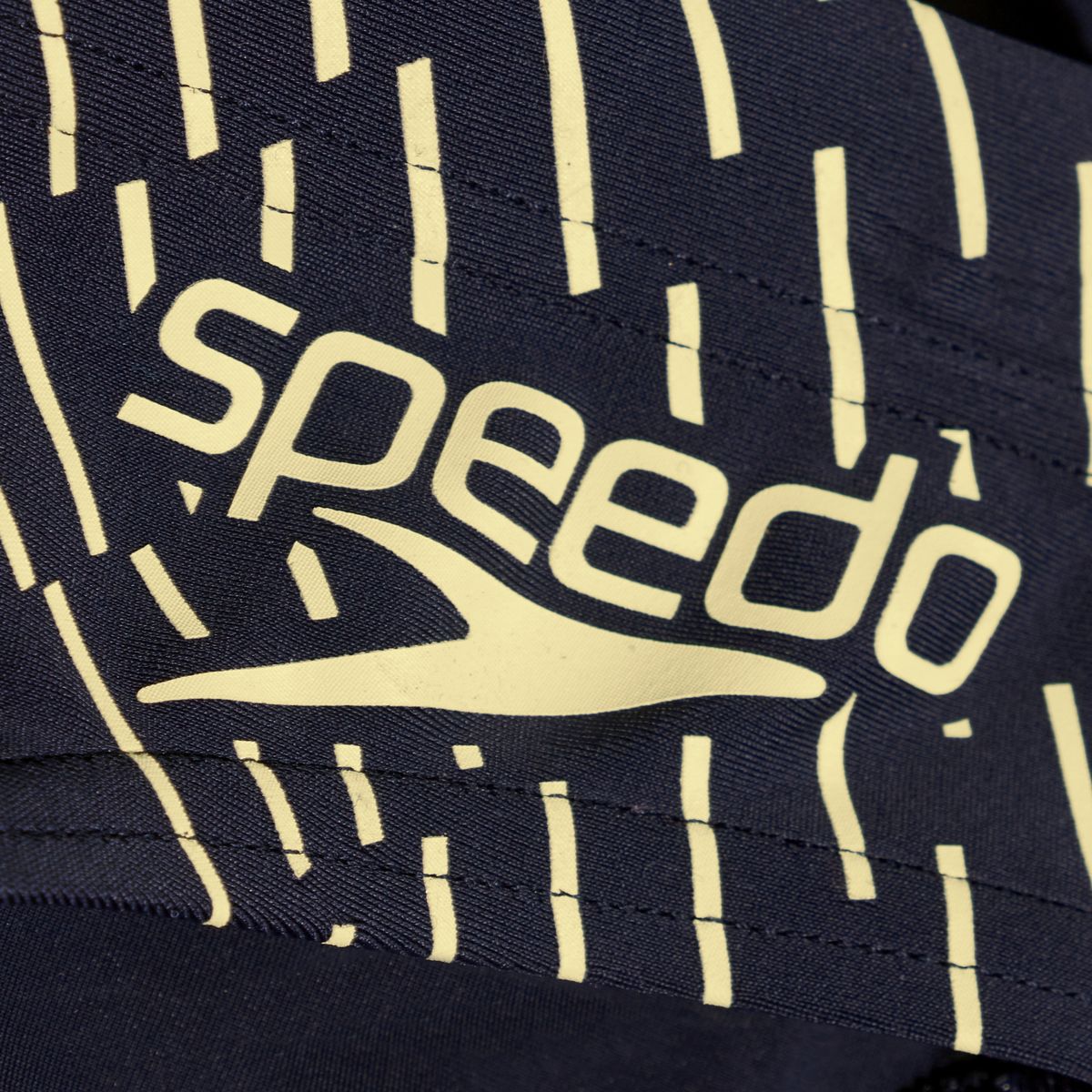 Speedo Herren Badehose Essential Logo – 7 Cm Bundhöhe, Chlorbeständig, Strapazierfähig