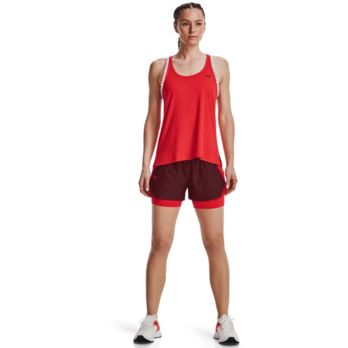 Under Armour Play Up 2 In 1 Damen Shorts