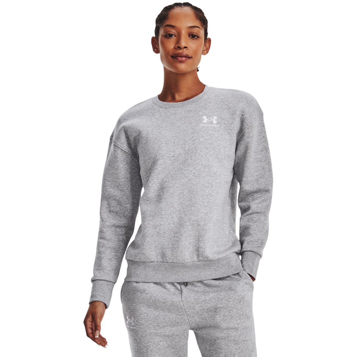 Under Armour Essential Fleece Crew Damen Sweatshirt