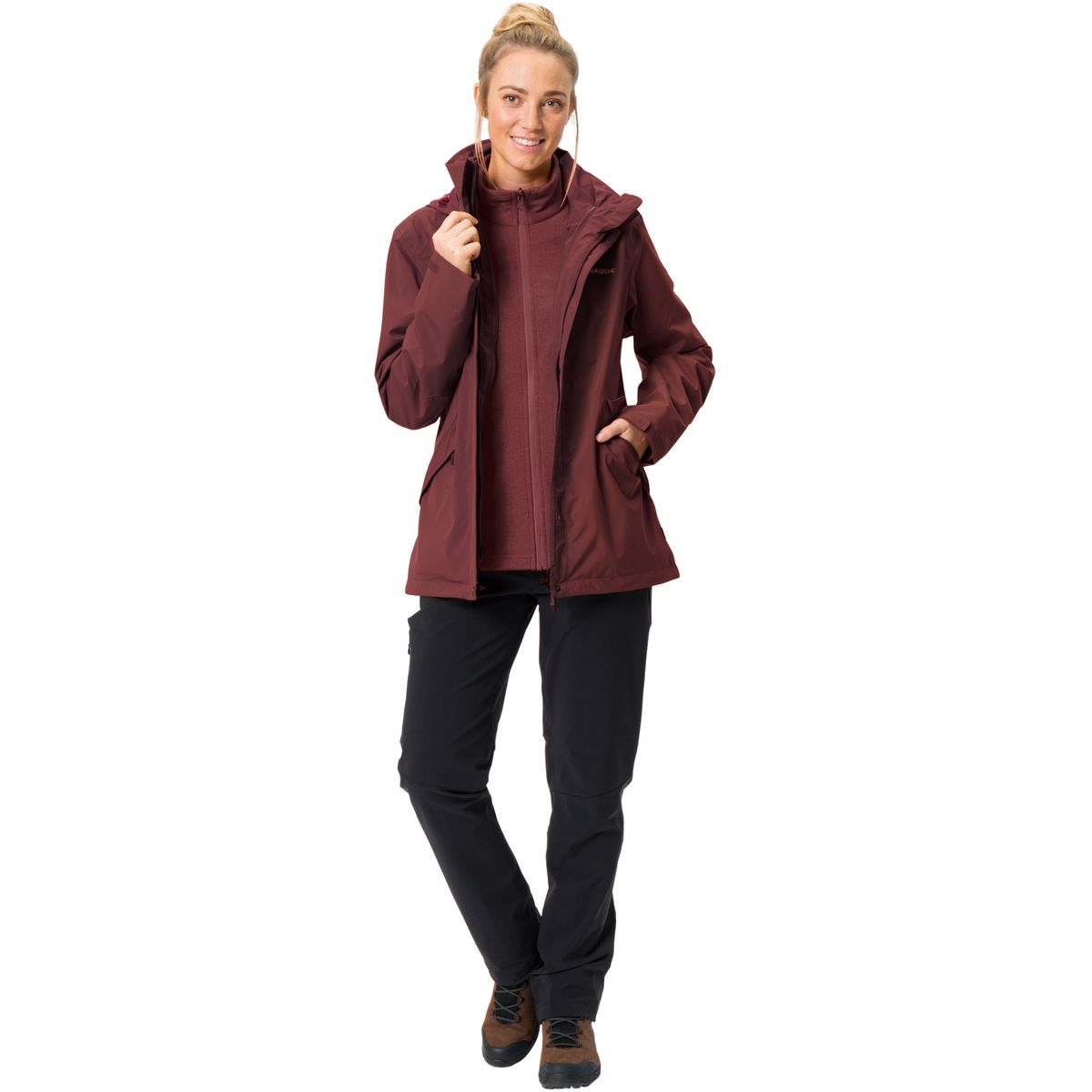 Vaude Rosemoor 3in1  Damen Fleecejacke