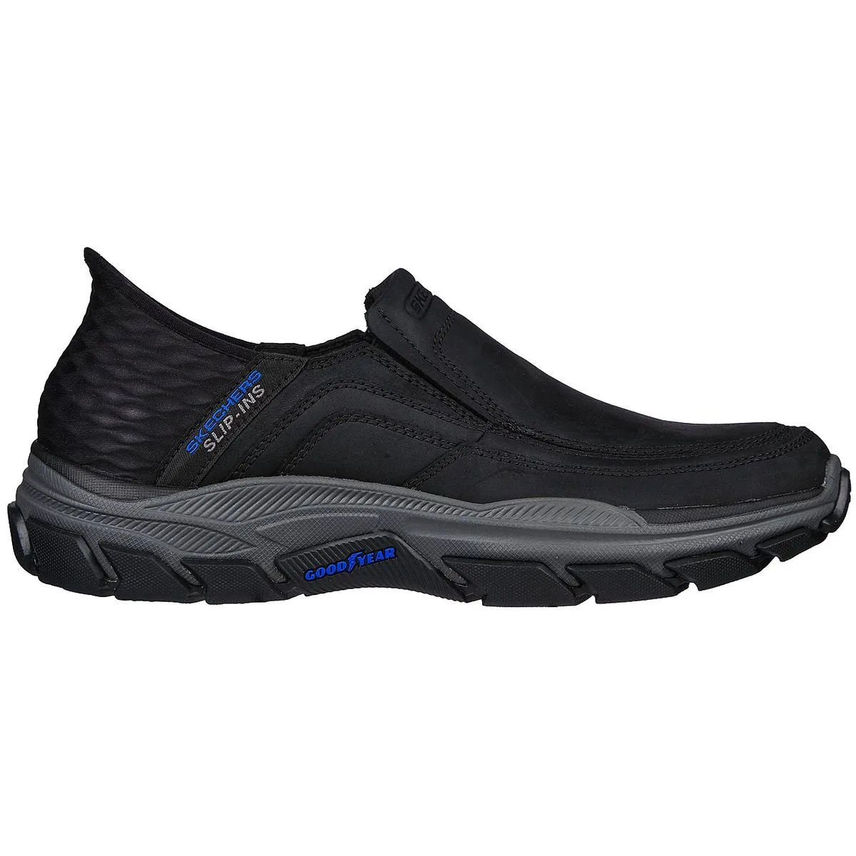 Respected - Elgin Herren Slipper, schwarz, Größe 43 43