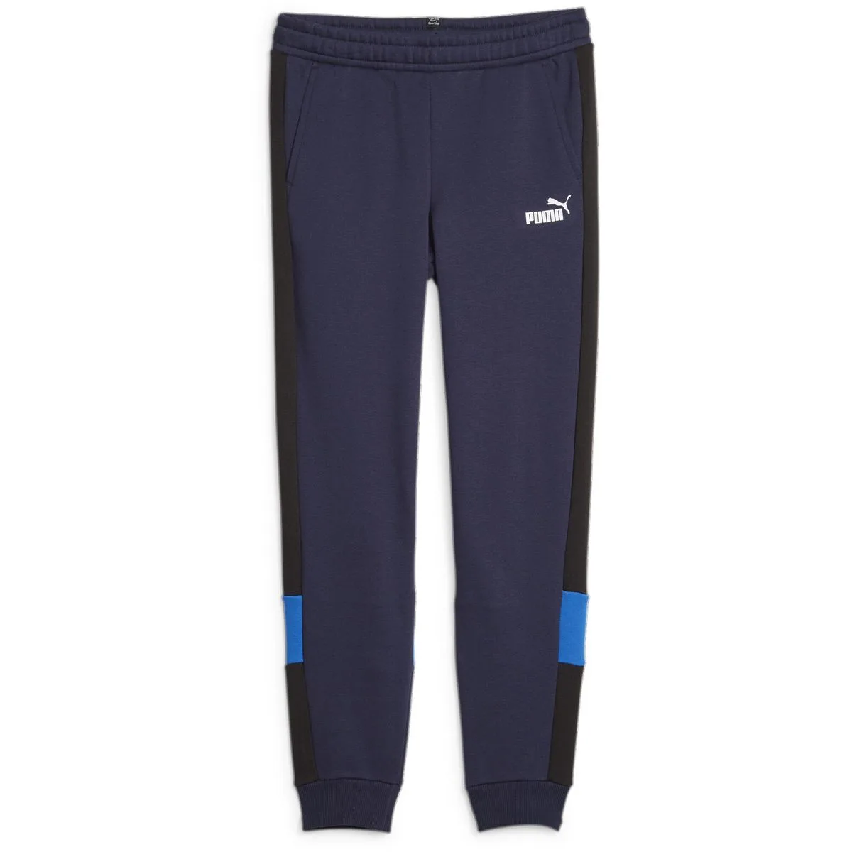 Puma Ess+ Colorblock FL CL B Jungen Hose, blau