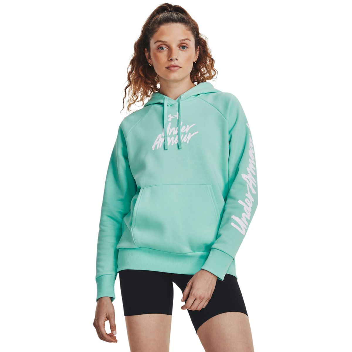 Under Armour Rival Fleece Graphic Damen Kapuzensweater