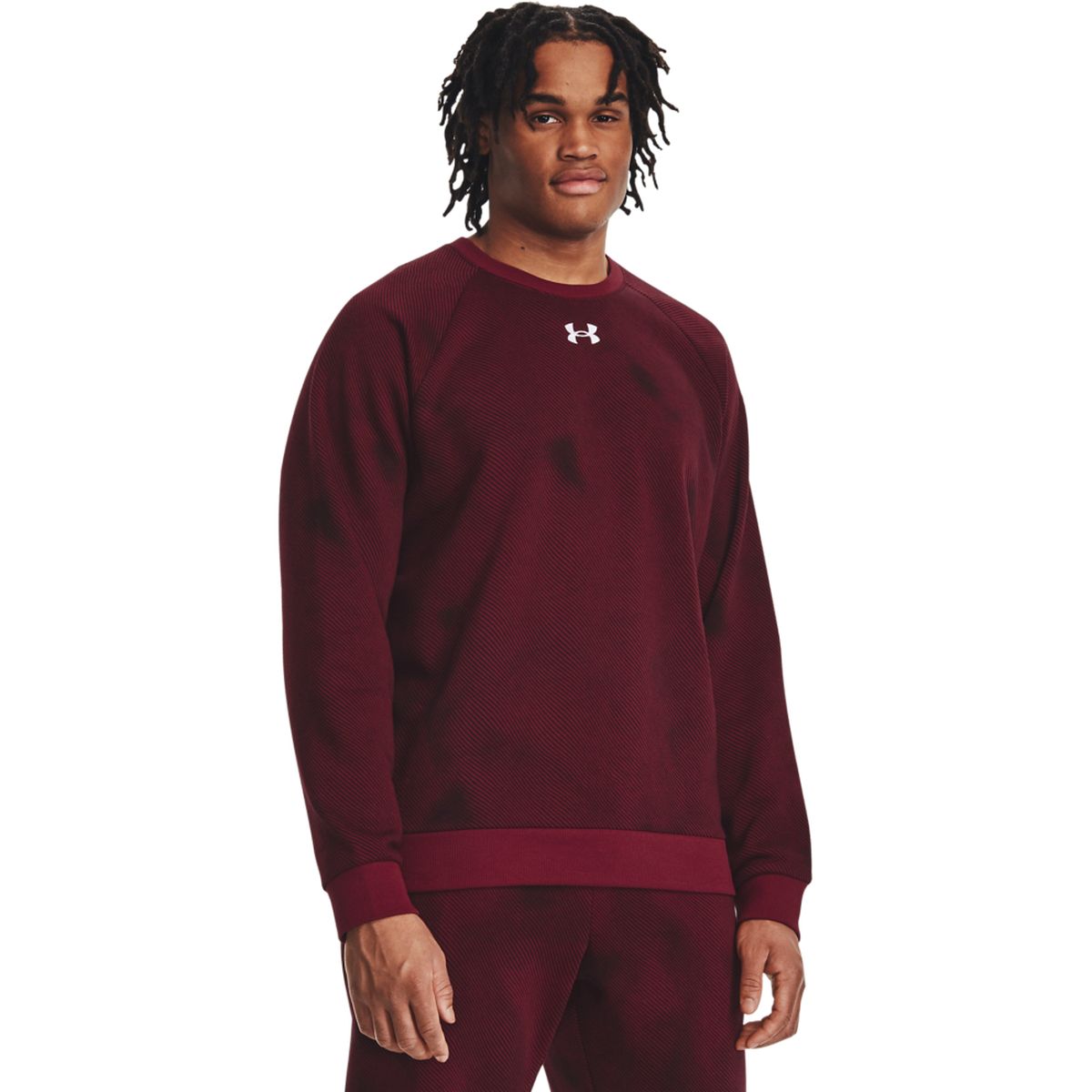 Under Armour Rival Fleece Printed Crew Herren Sweatshirt