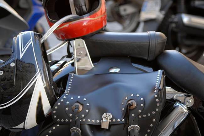 How to use Motorcycle Helmet Lock | Sporty Journal