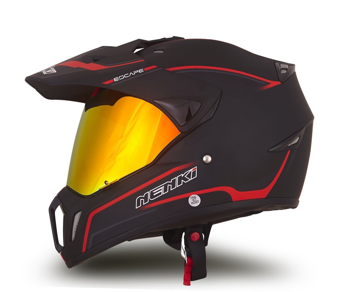 Guidance to Wear the Best Motorcycle Helmet in 2022| Sporty Journal 17 NENKI Dual Sport Full face motorcycle helmet
