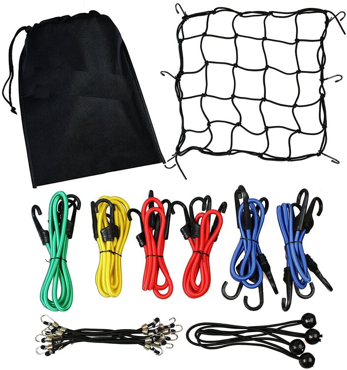 Best Motorcycle Cargo Net (Ultimate Buying Guide) | Sporty Journal 6 motorcycle bungee net