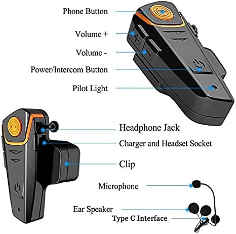 BT-S2 Bluetooth Motorcycle Headset Review in 2023- The Greatest Connectivity 2 bt s2 1000m bluetooth headset motorcycle intercom