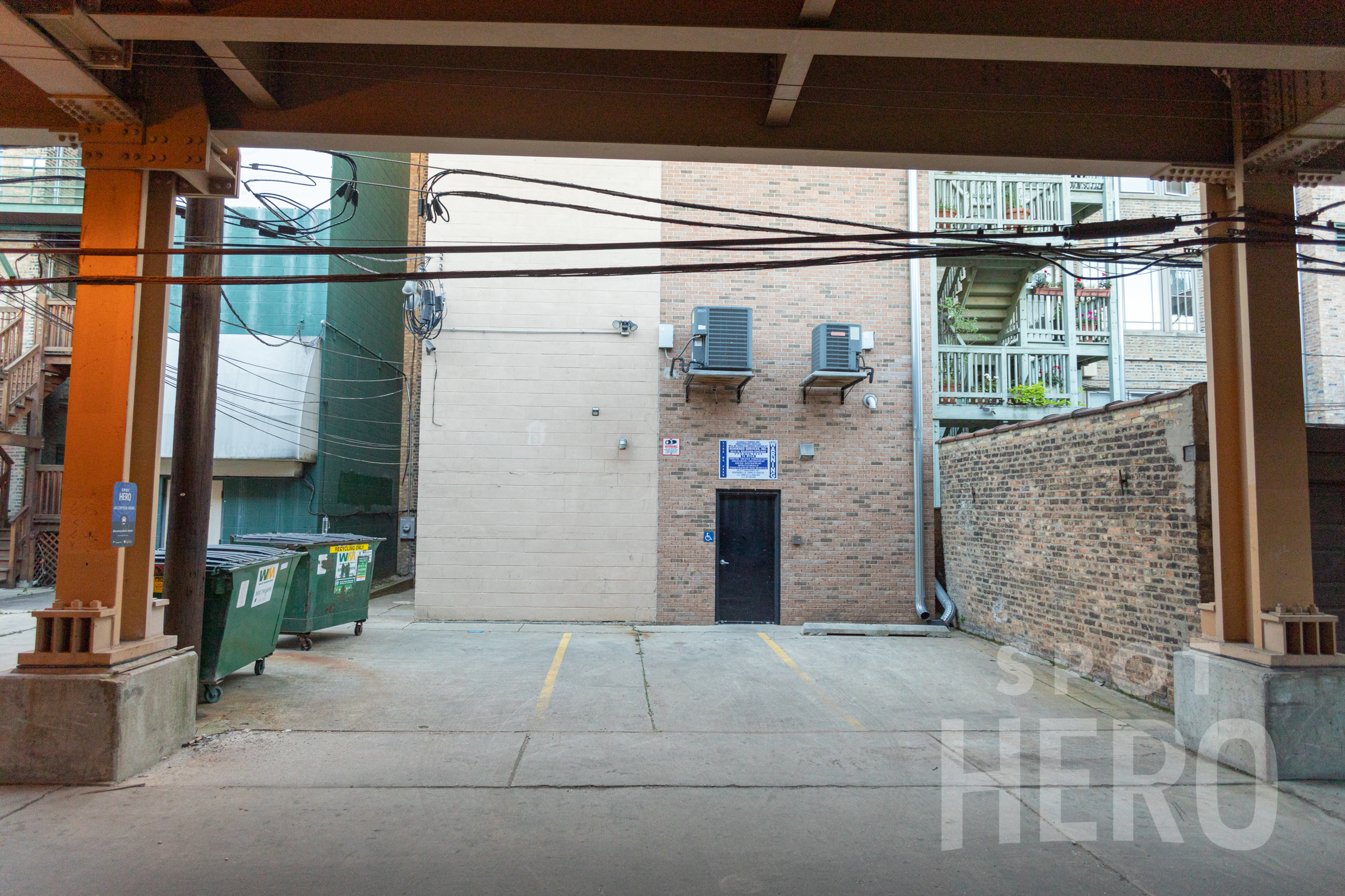 Photo of 3627 N Sheffield Ave- Alley Entrance