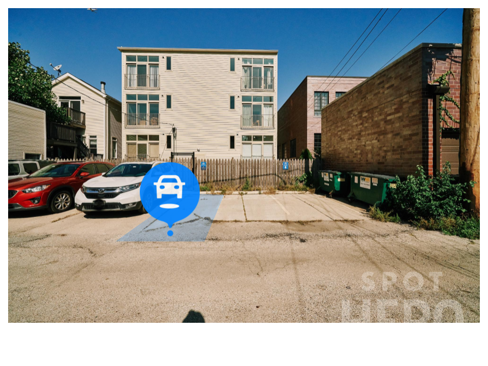 Photo of 1443 W Cuyler Ave. - Left Spot - Alley Entrance