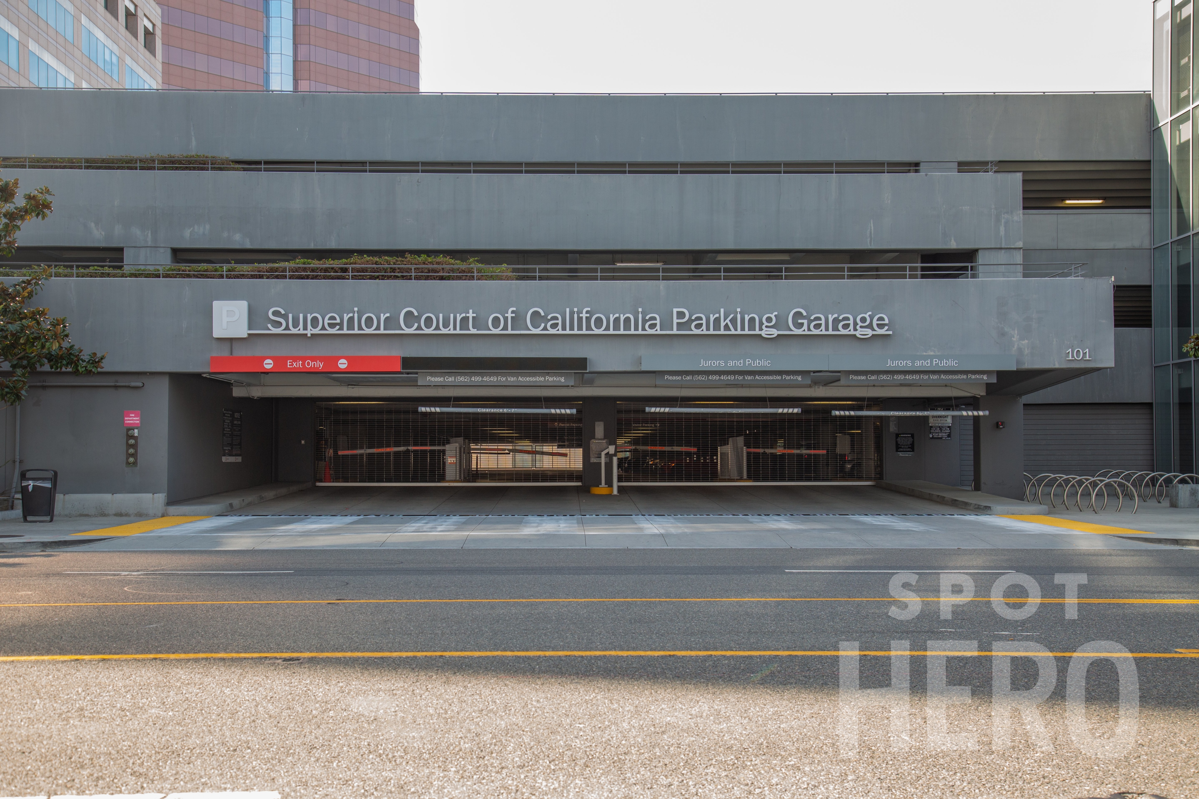 Photo of 101 Magnolia Ave. - Long Beach Court House Garage