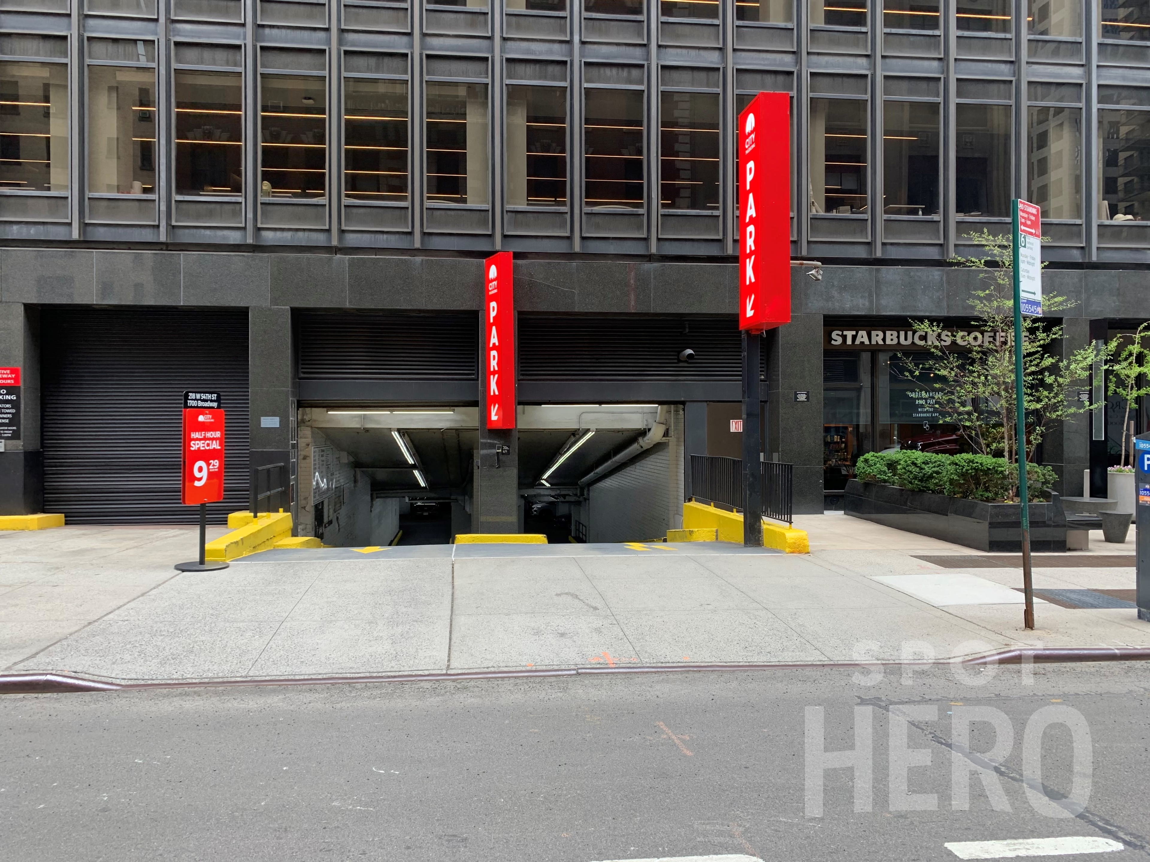 Photo of 218 W 54th St. - Valet (1700 Broadway Garage)