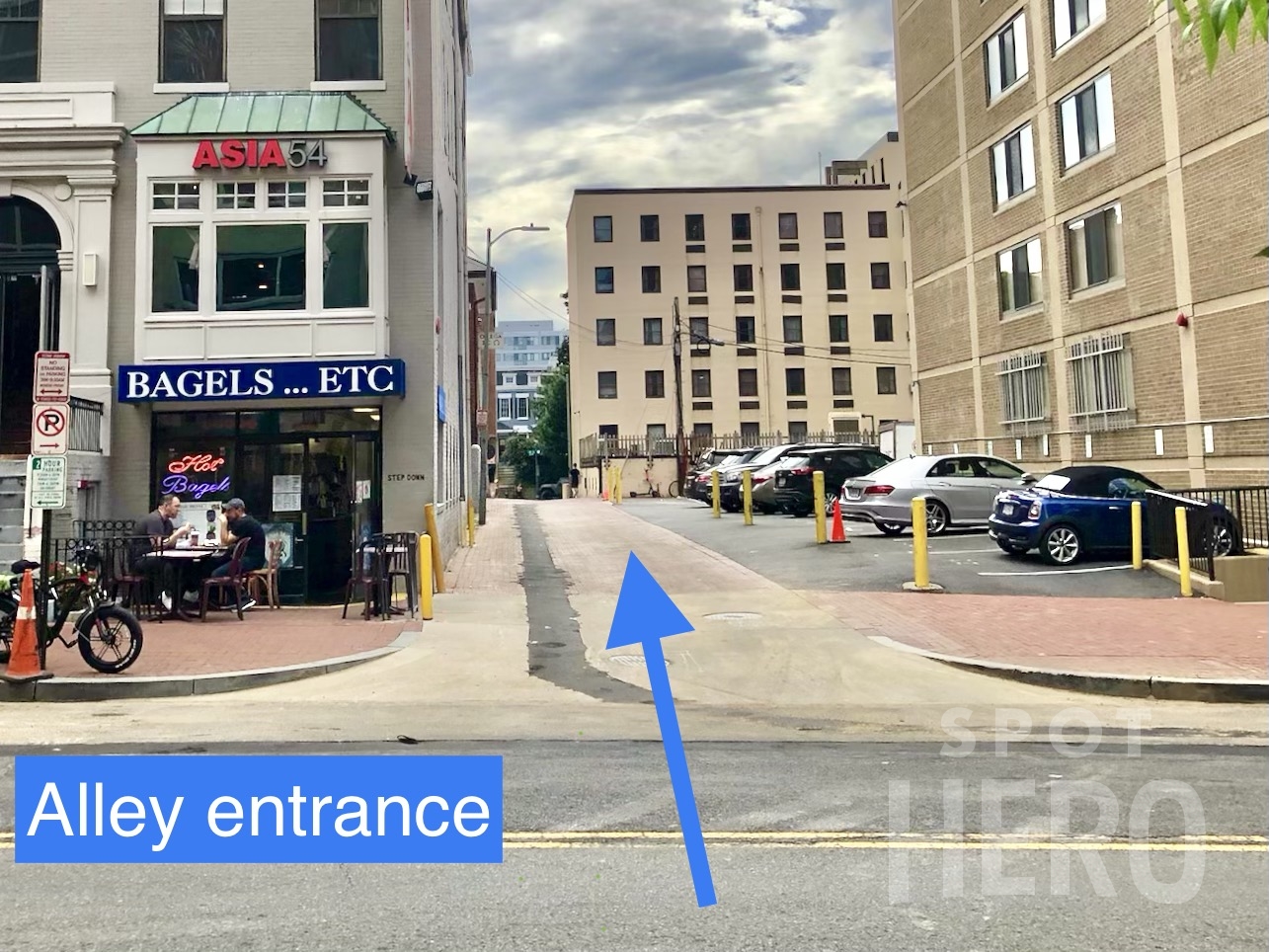 Photo of 1416 21st St. NW - Spot # 4 - Alley Entrance