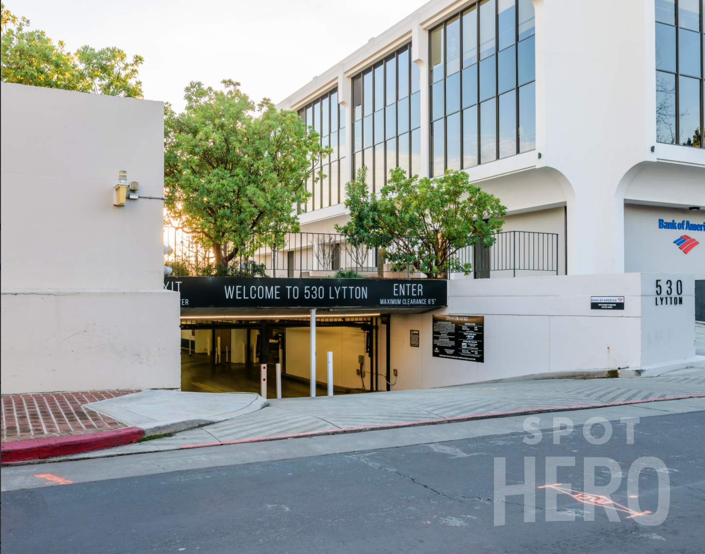 Photo of 433 Tasso St. (530 Lytton Ave.) - Bank of America - Garage