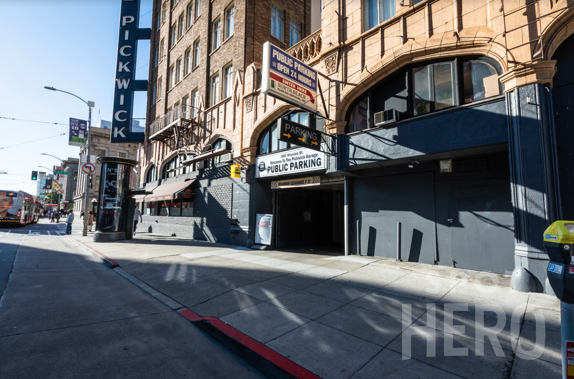 Photo of 890 Mission St. - Pickwick Hotel - North Beach Parking Valet Garage
