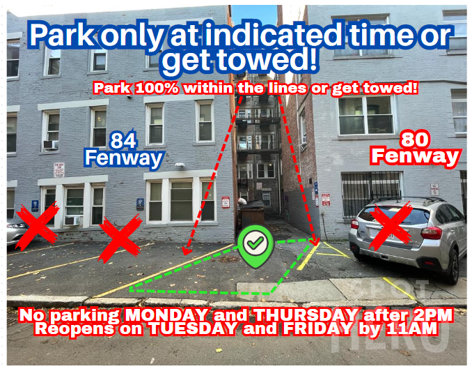 Photo of 84 Fenway - Spot #5 only