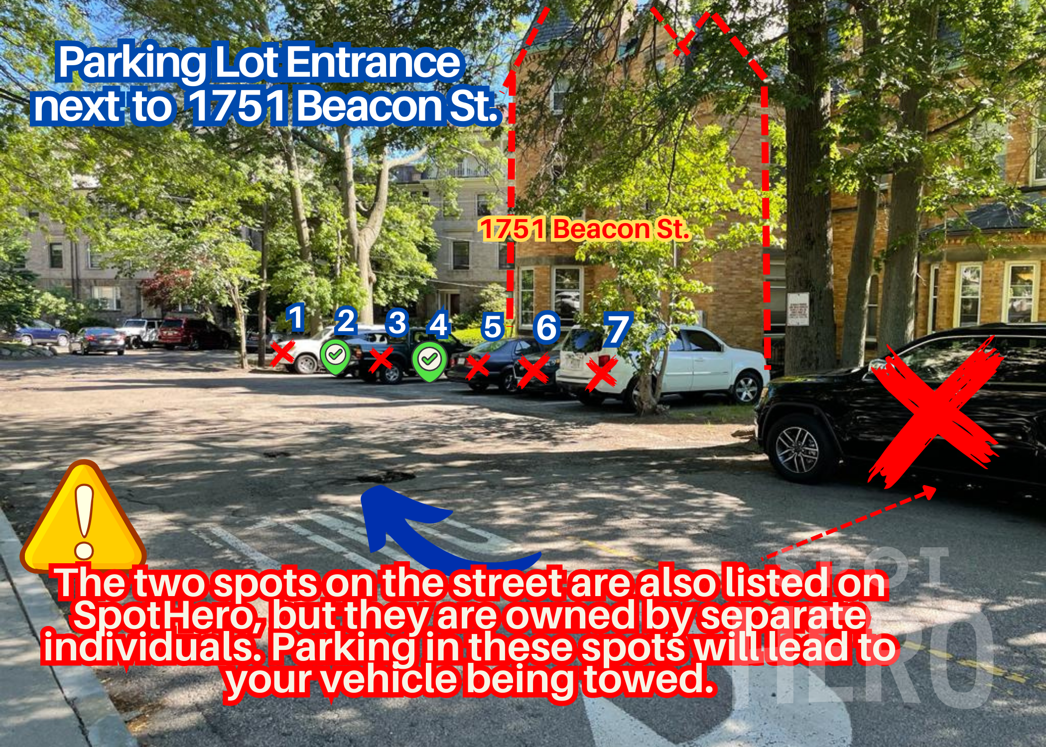 Photo of 1751 Beacon St. - Spot #2 or #4