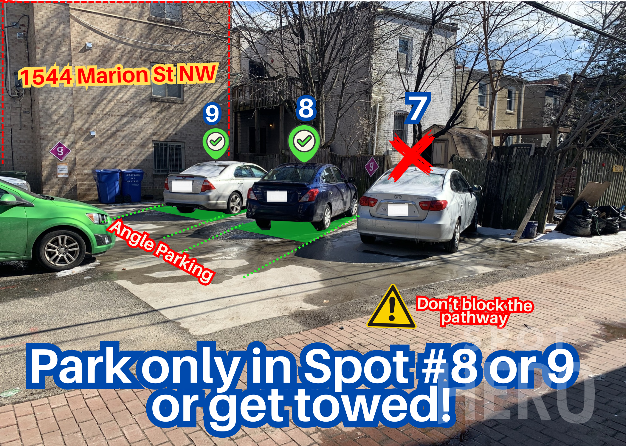 Photo of 1544 Marion St. NW - Spots #8, or #9 only