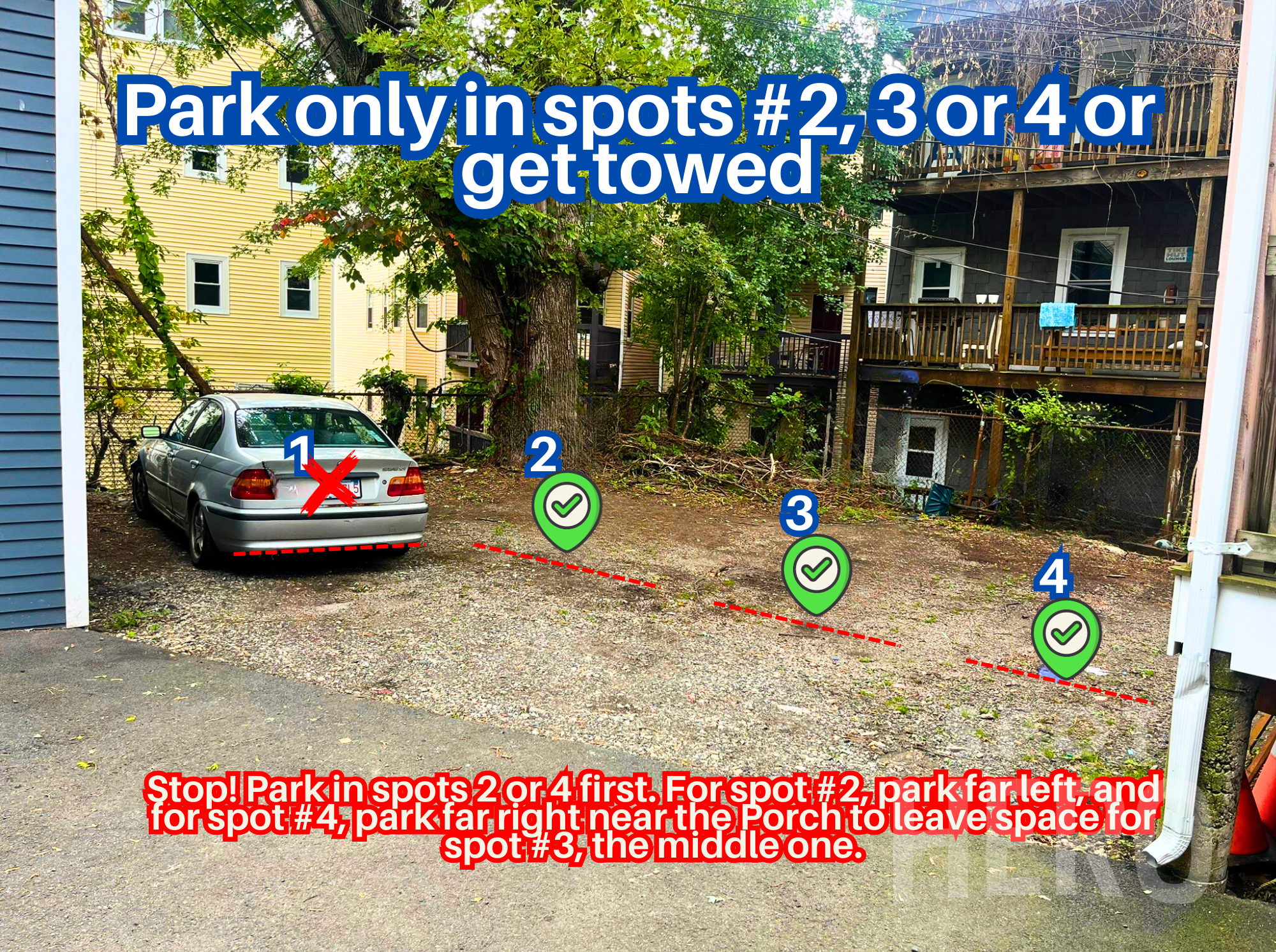 Photo of 89 Hillside St. - Spots #2, 3 or 4 Only