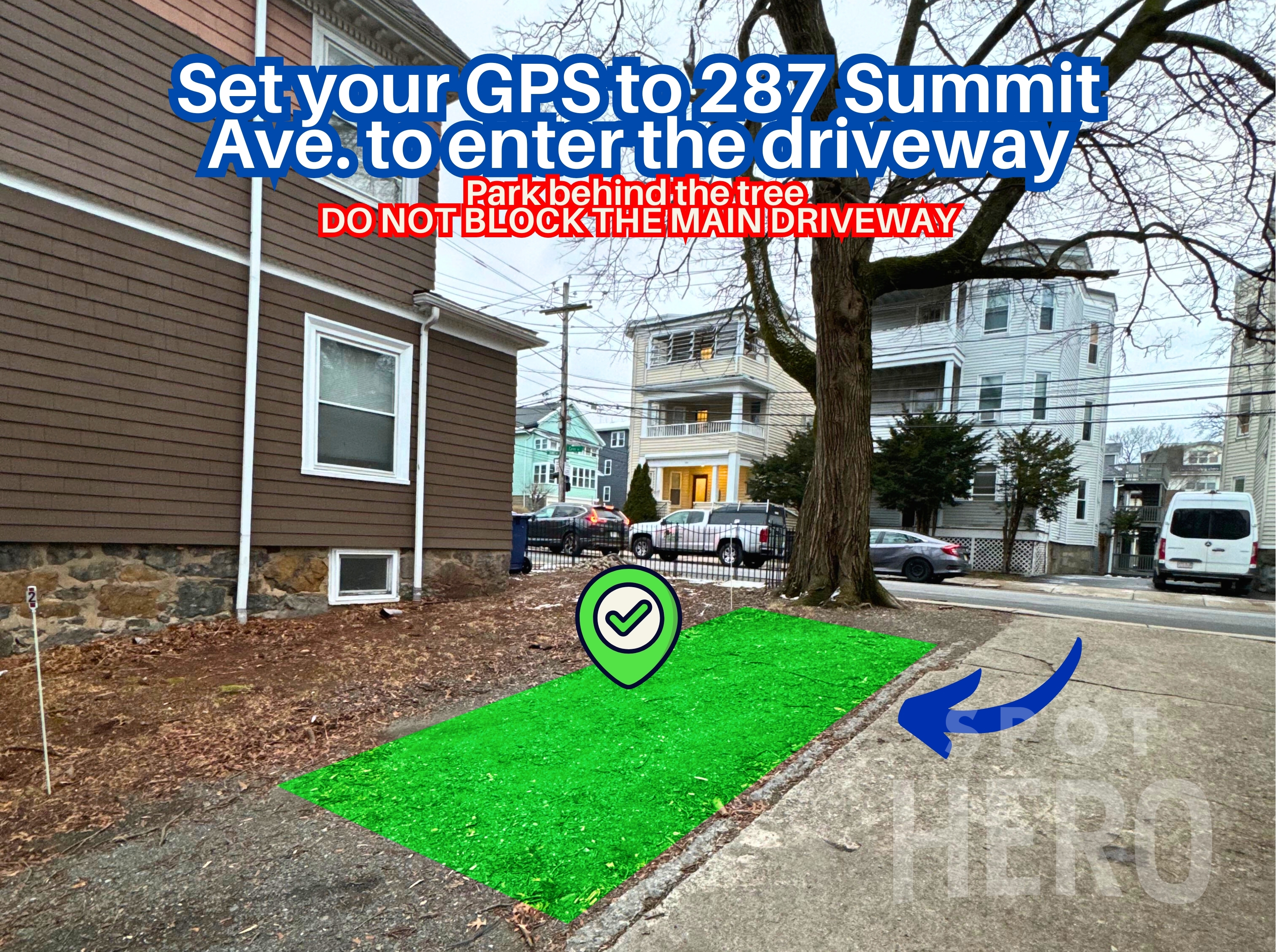 Photo of 287 Summit Ave. - Driveway Spot