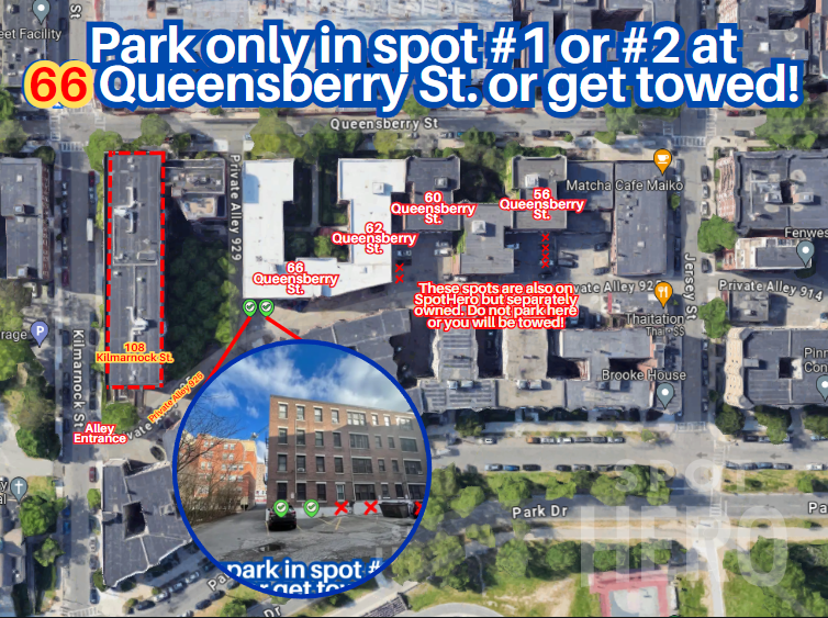Photo of 66 Queensberry St. - Spot #1 or #2