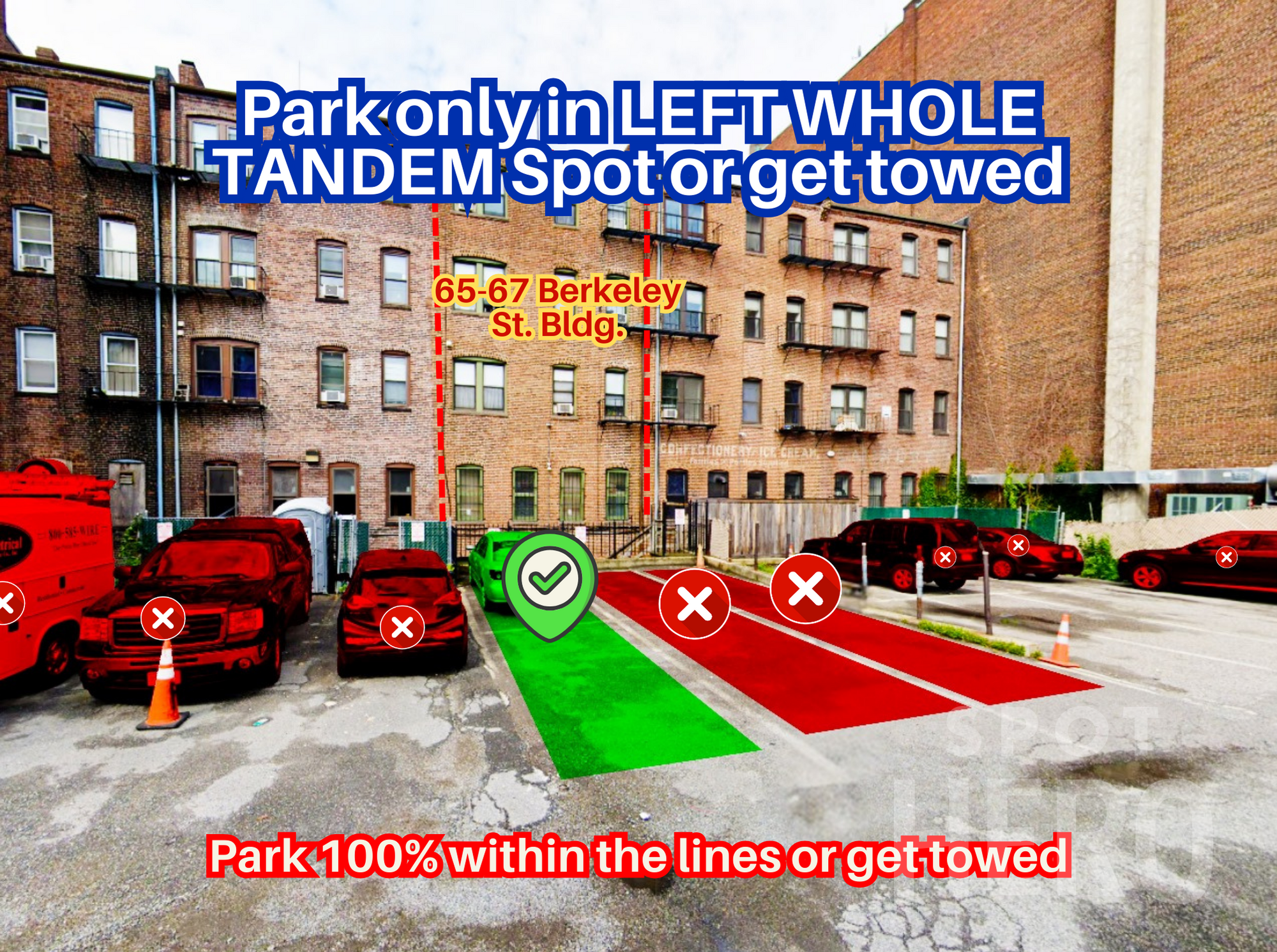 Photo of 67 Berkeley St. - Left Whole Tandem Spot