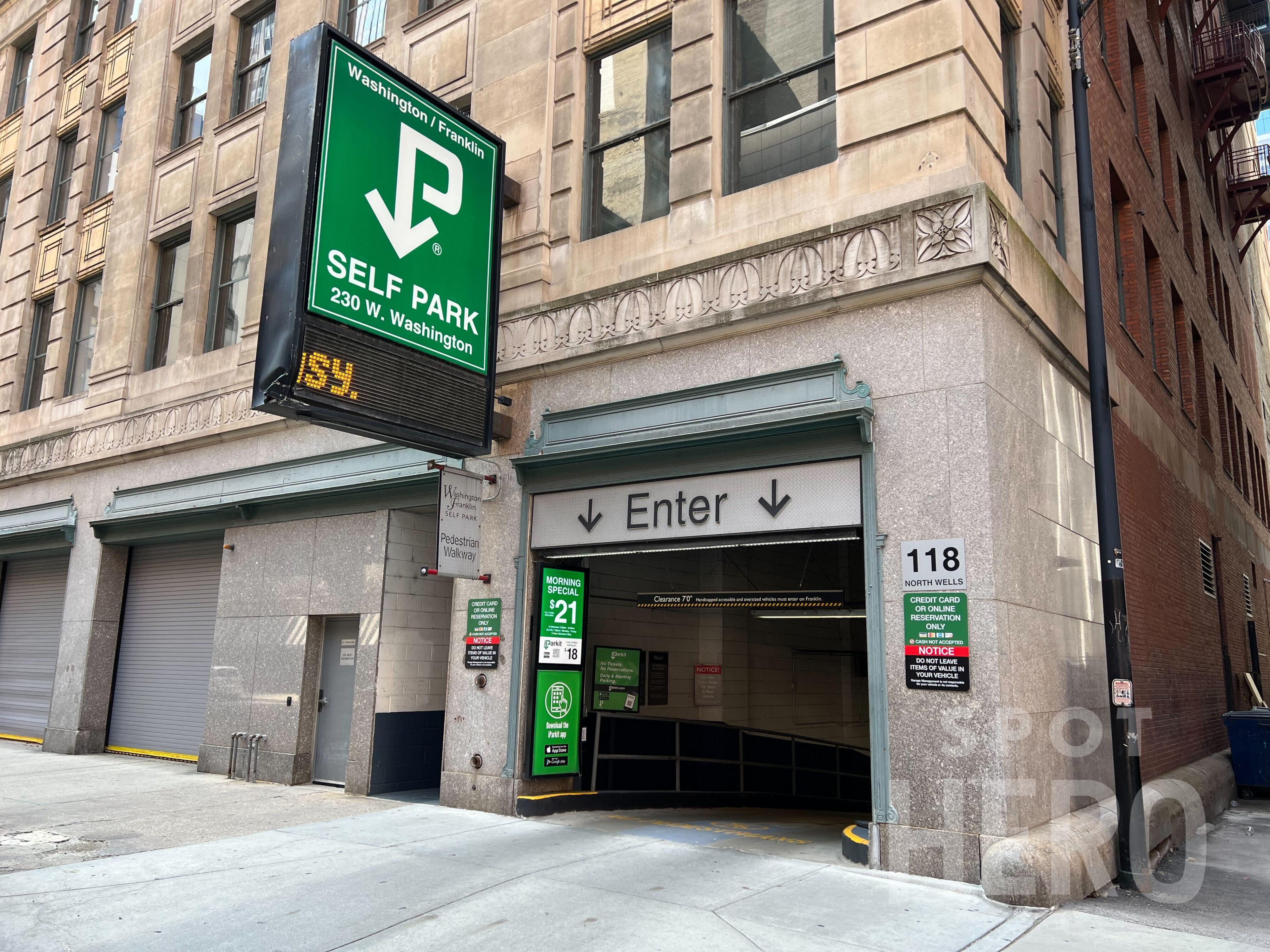Photo of 118 N Wells St. - Washington-Franklin Garage