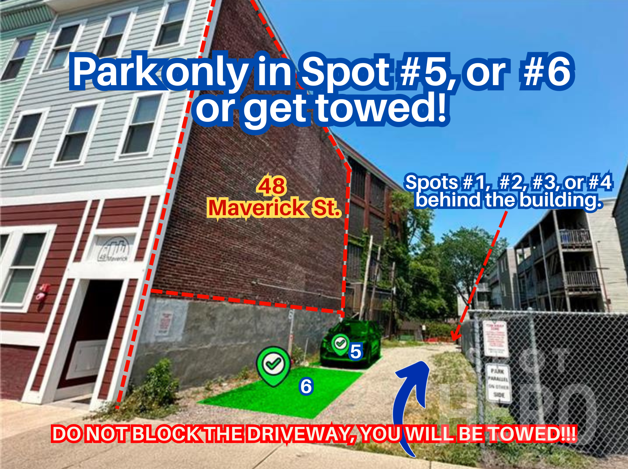 Photo of 48 Maverick St. - Spot #1, 2,3, 4, 5 or #6