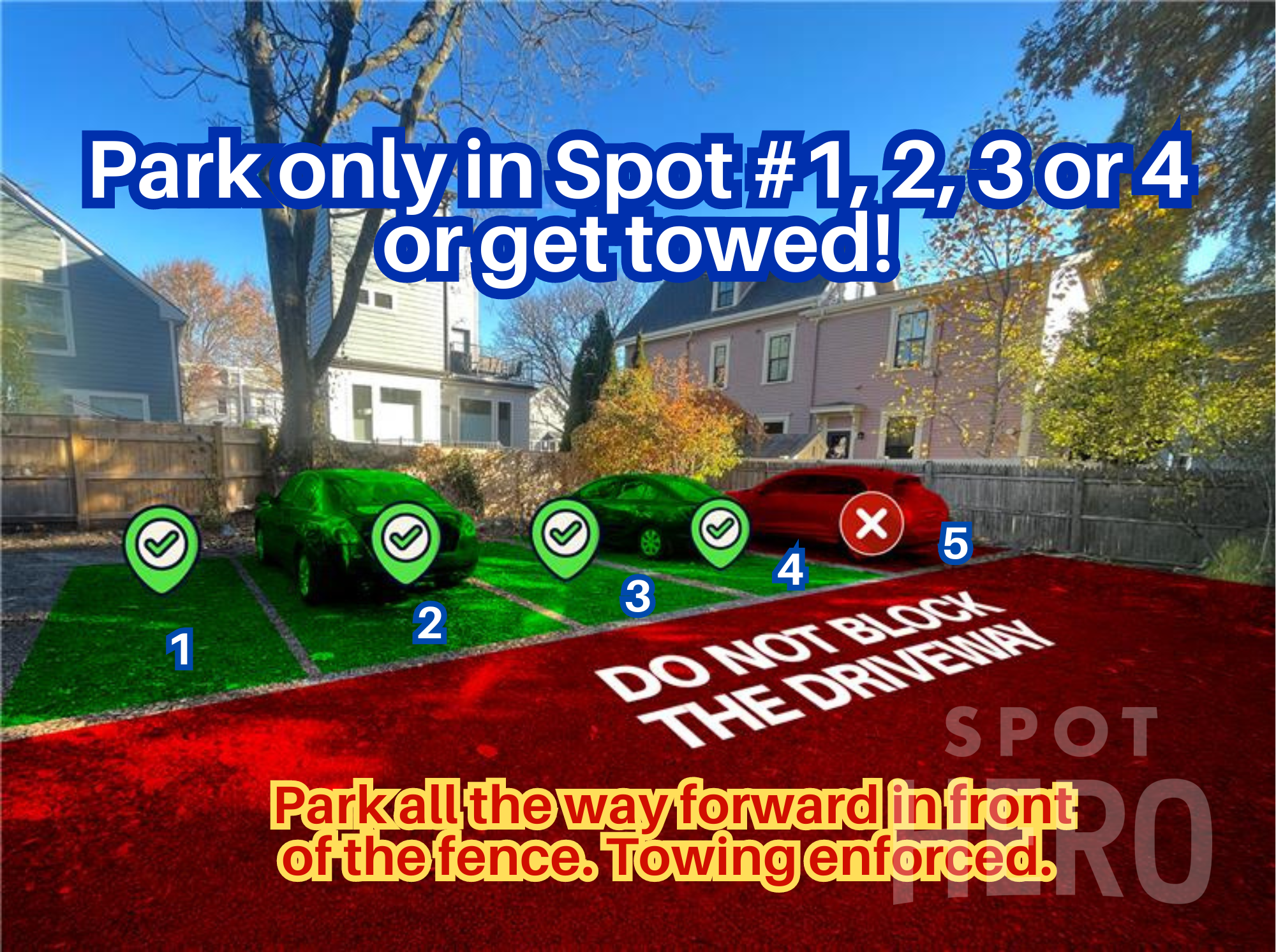 Photo of 260 Columbia St. - Spot #1, 2, 3 or 4 Only
