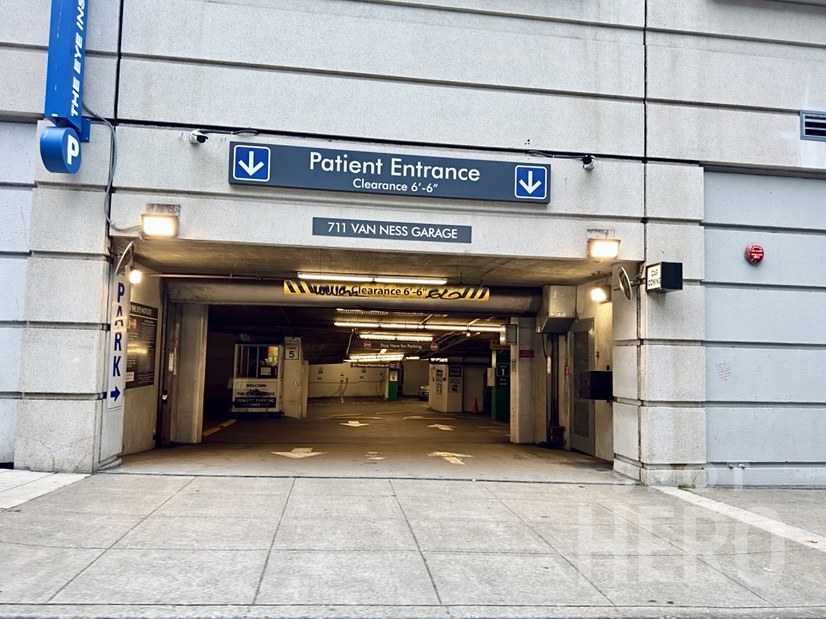 Photo of 740 Turk Street. (711 Van Ness Ave) - Garage