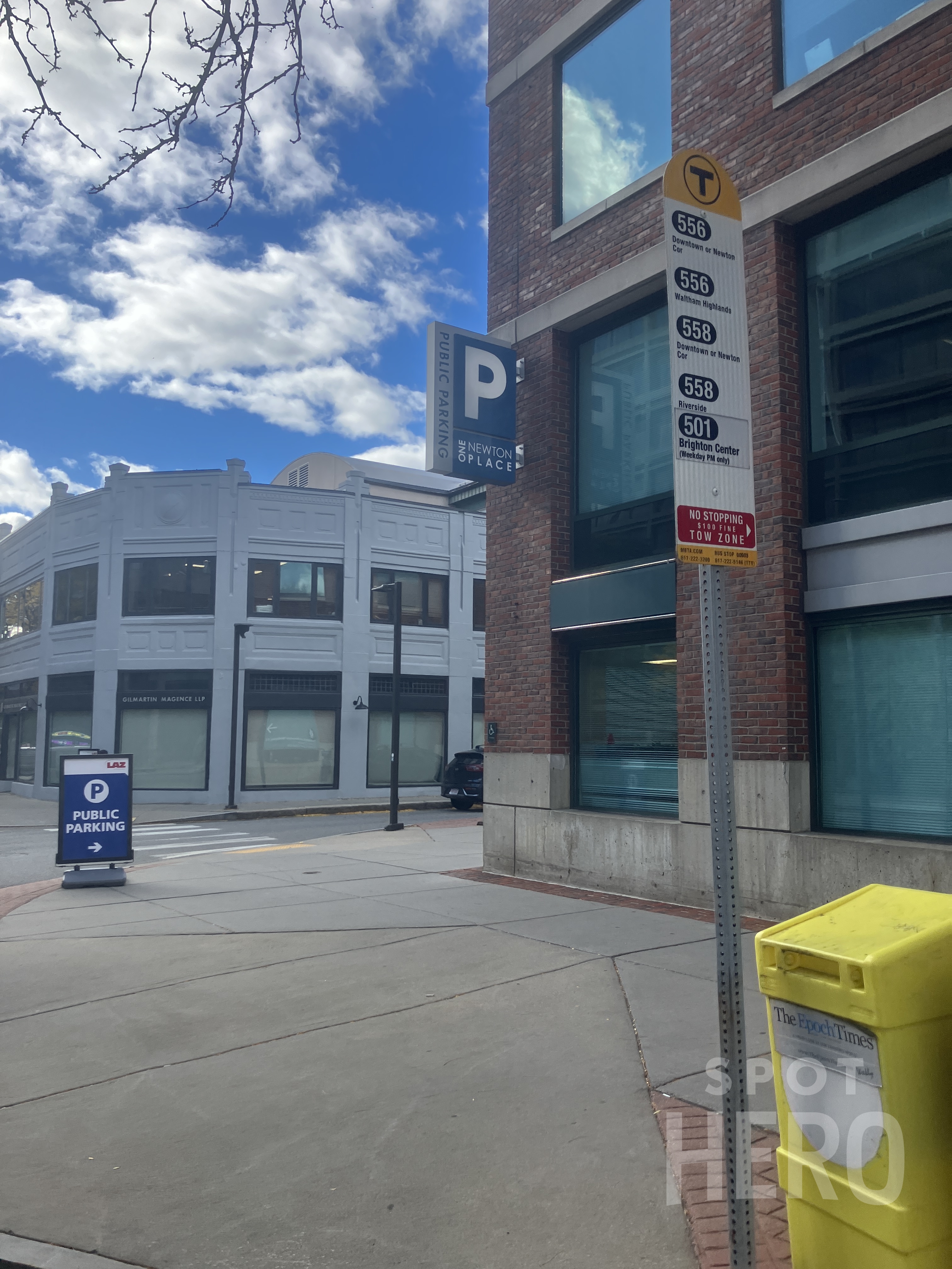 Photo of 275 Washington St. - One Newton Place Garage