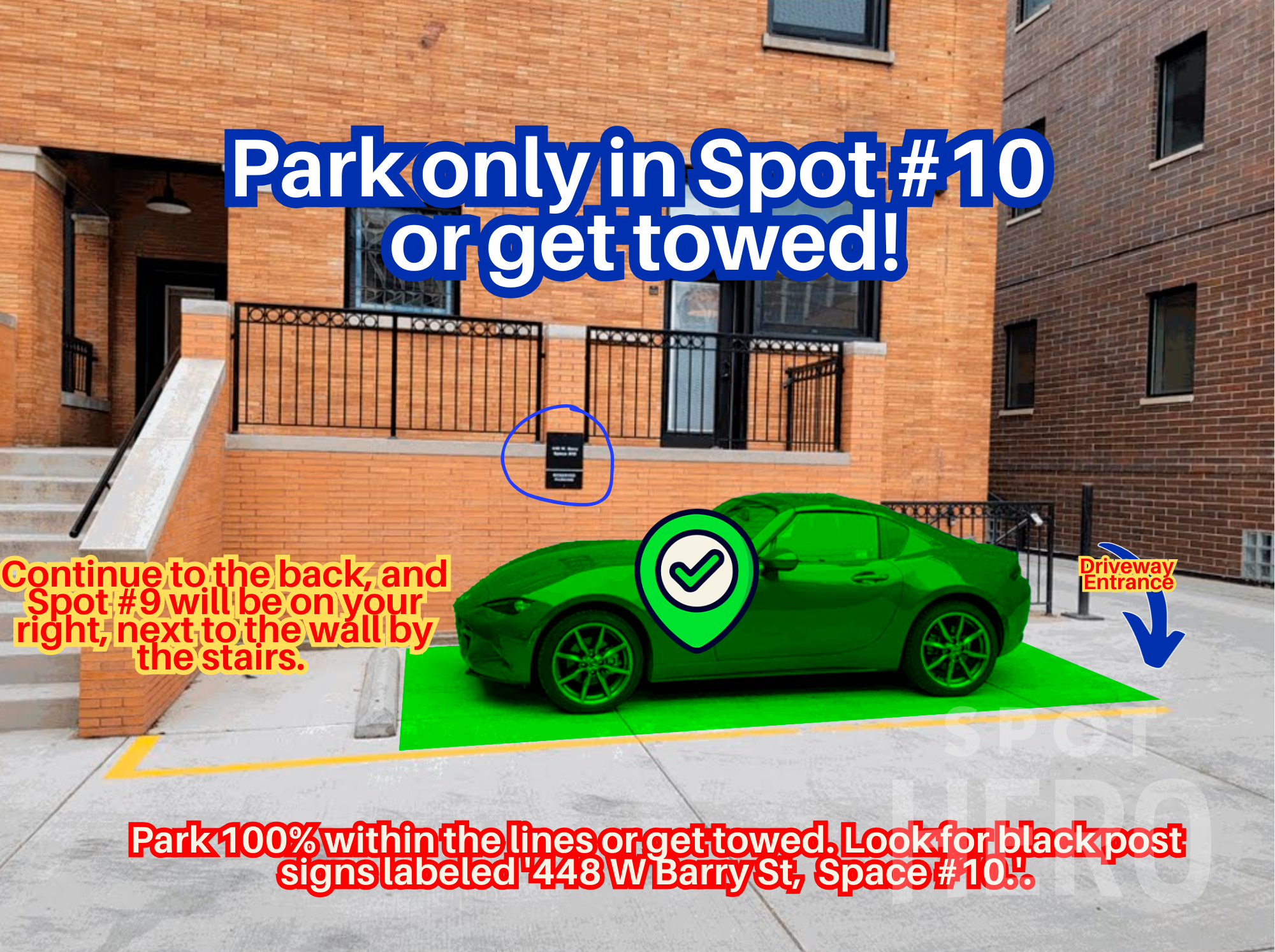 Photo of 448 W Barry St. - Spot #9 or #10 Only