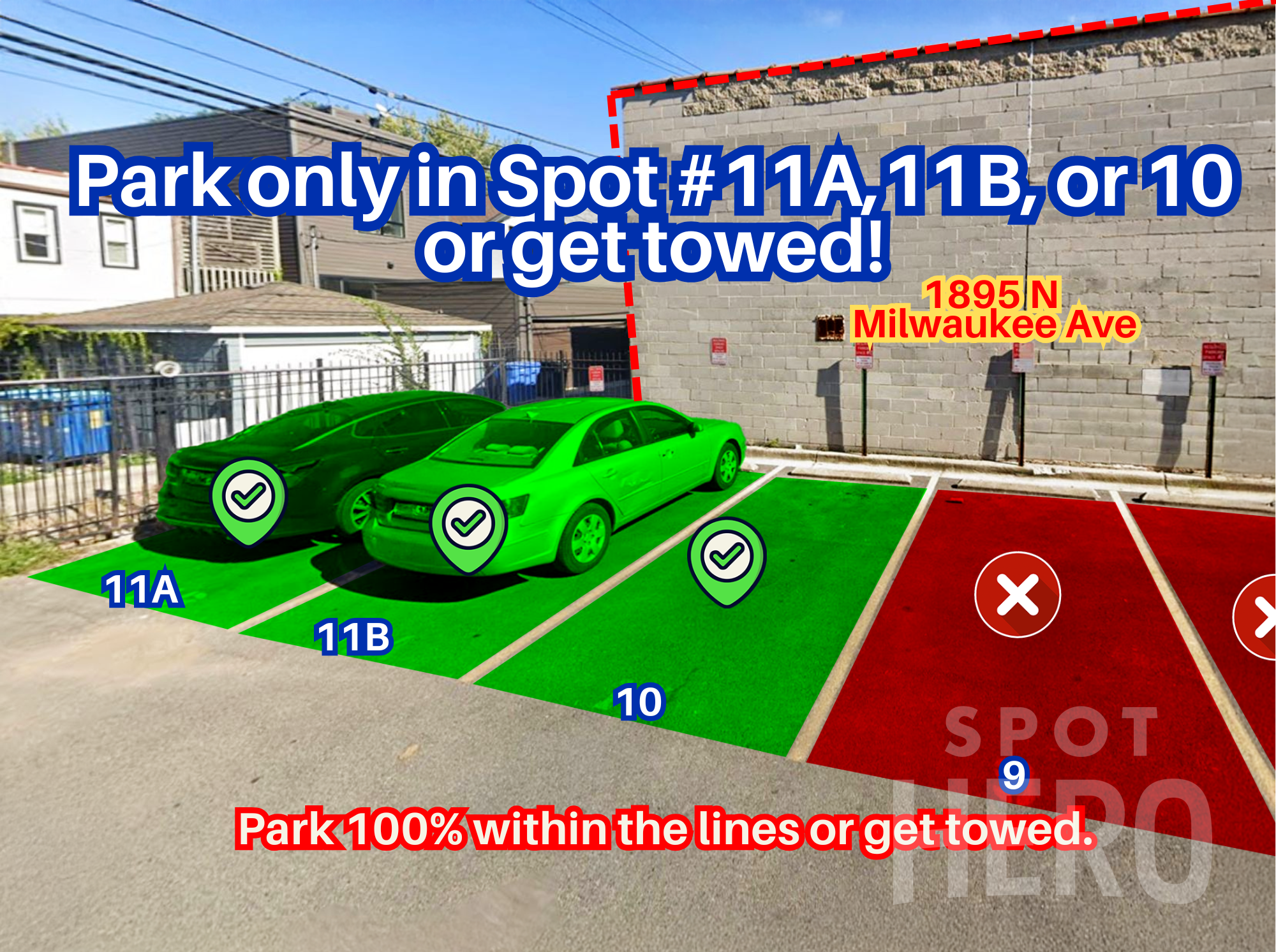 Photo of 1907 N Milwaukee Ave. - Spots #10, 11A, or 11 B Only