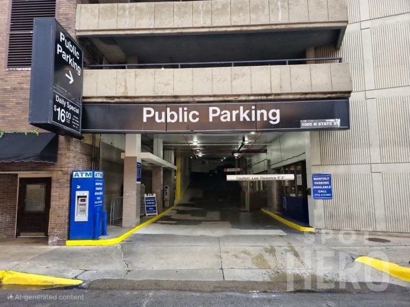 Photo of 1005 N State St. (2 E Oak St.) - Garage