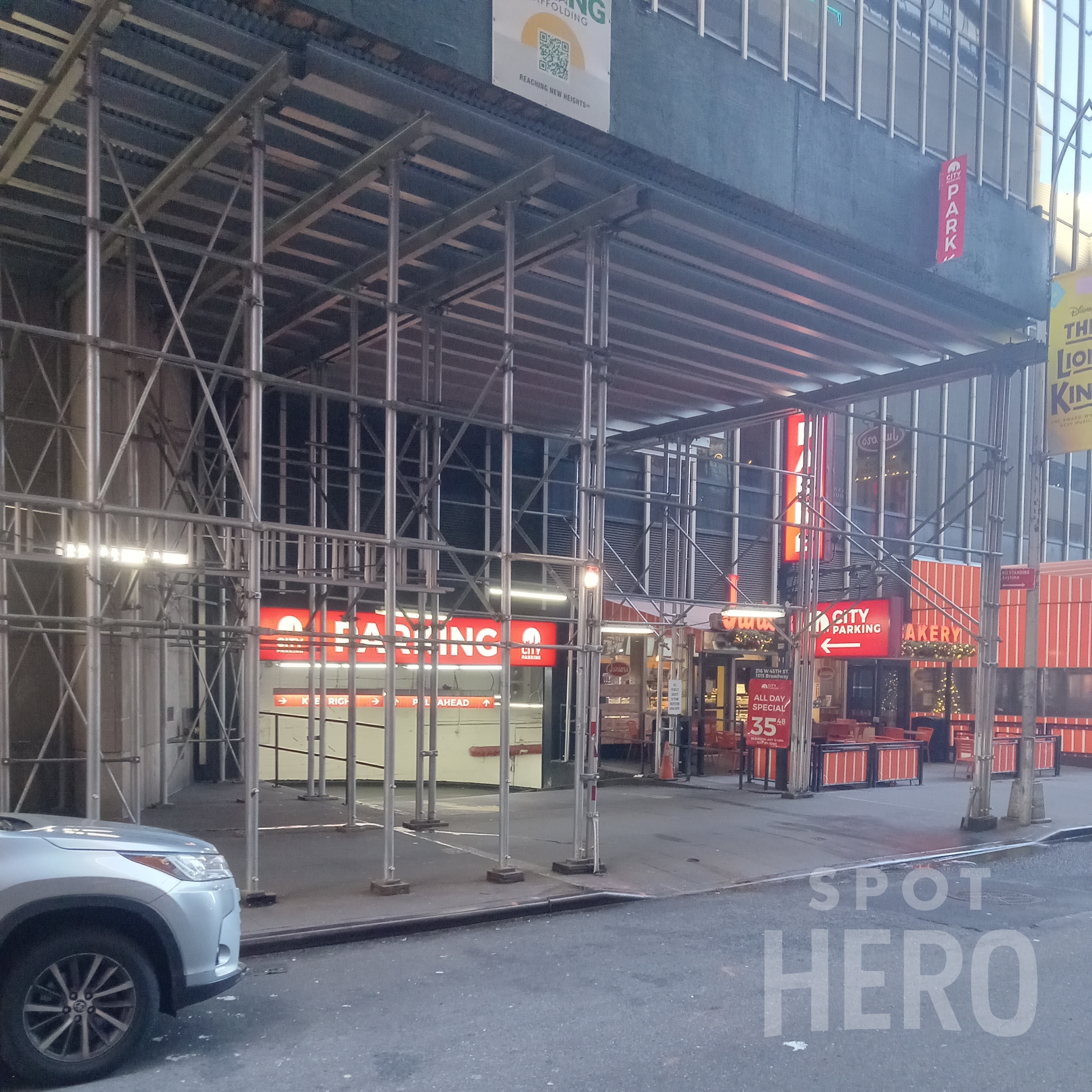 Photo of 216 W 45th St. (1515 Broadway) - Garage