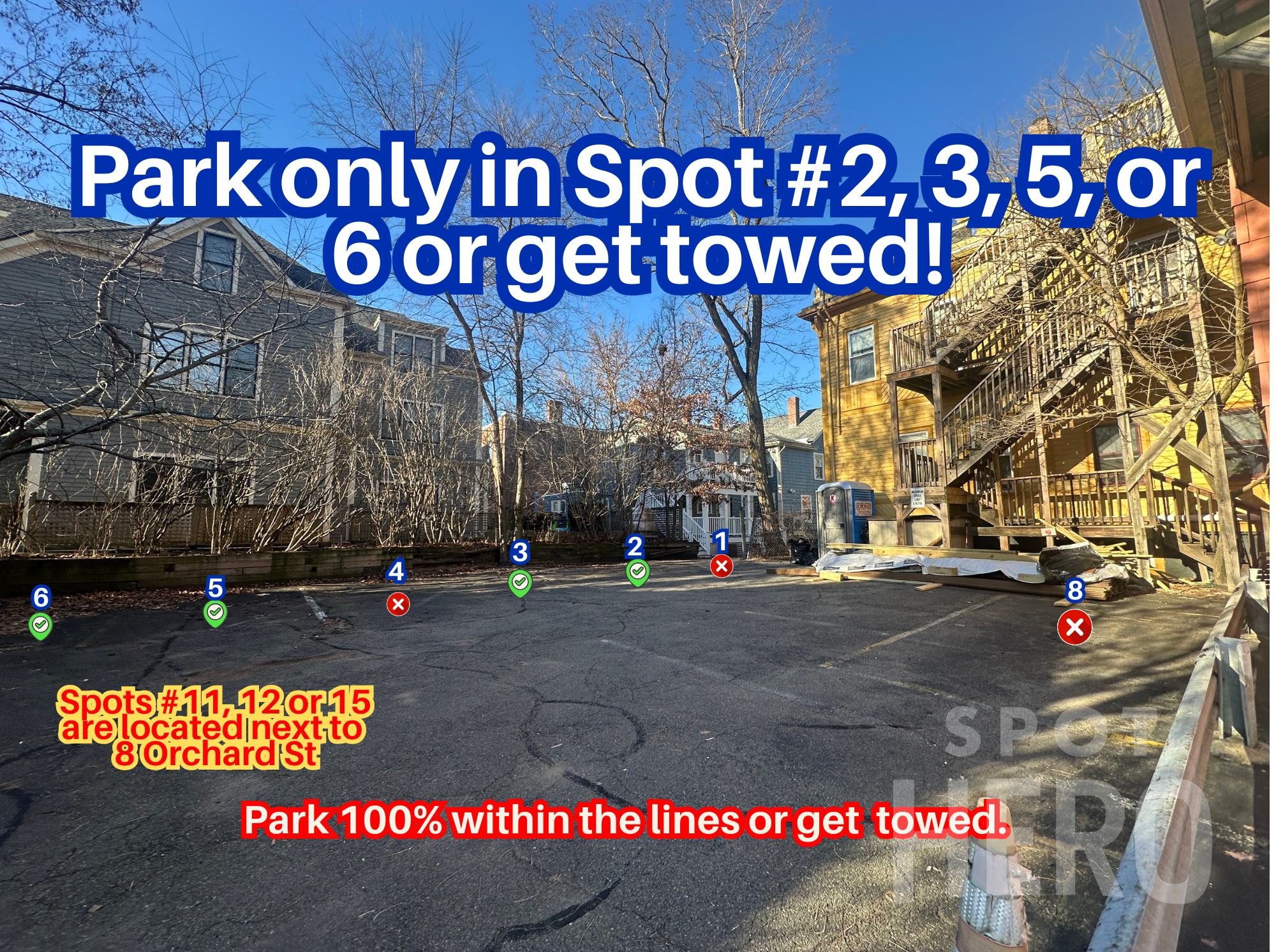 Photo of 8 Orchard St. - Spot #2, 3, 5, 6, 11, 12 or 15 Only