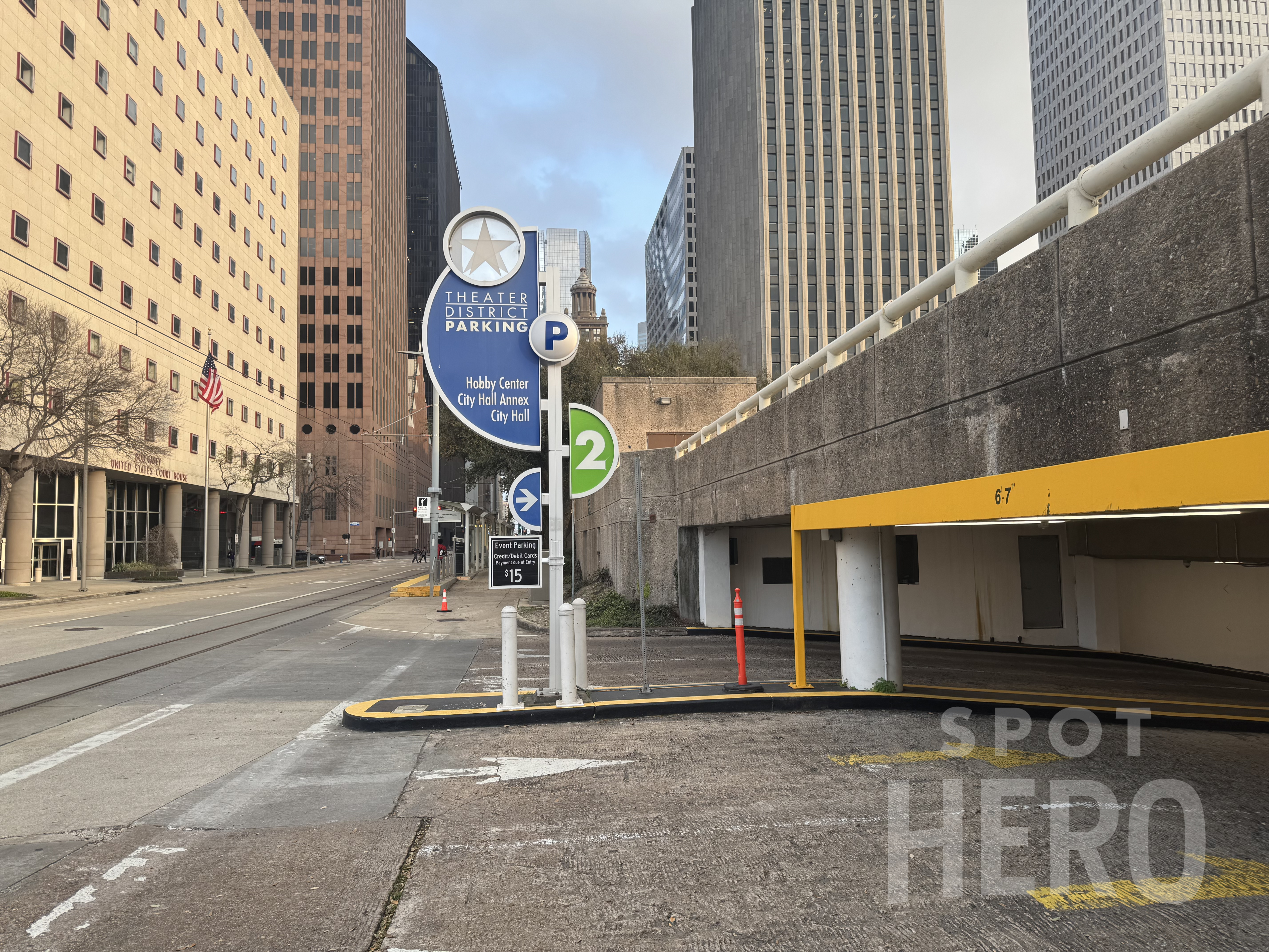 Photo of Houston Theater District Garage - Entrance 2