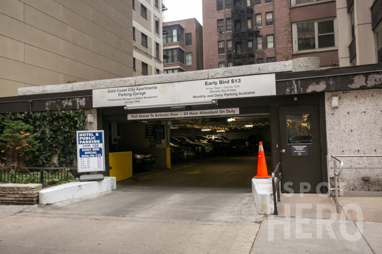 Photo of 222 E Chestnut St. (860 N Dewitt Pl.) - Valet Garage