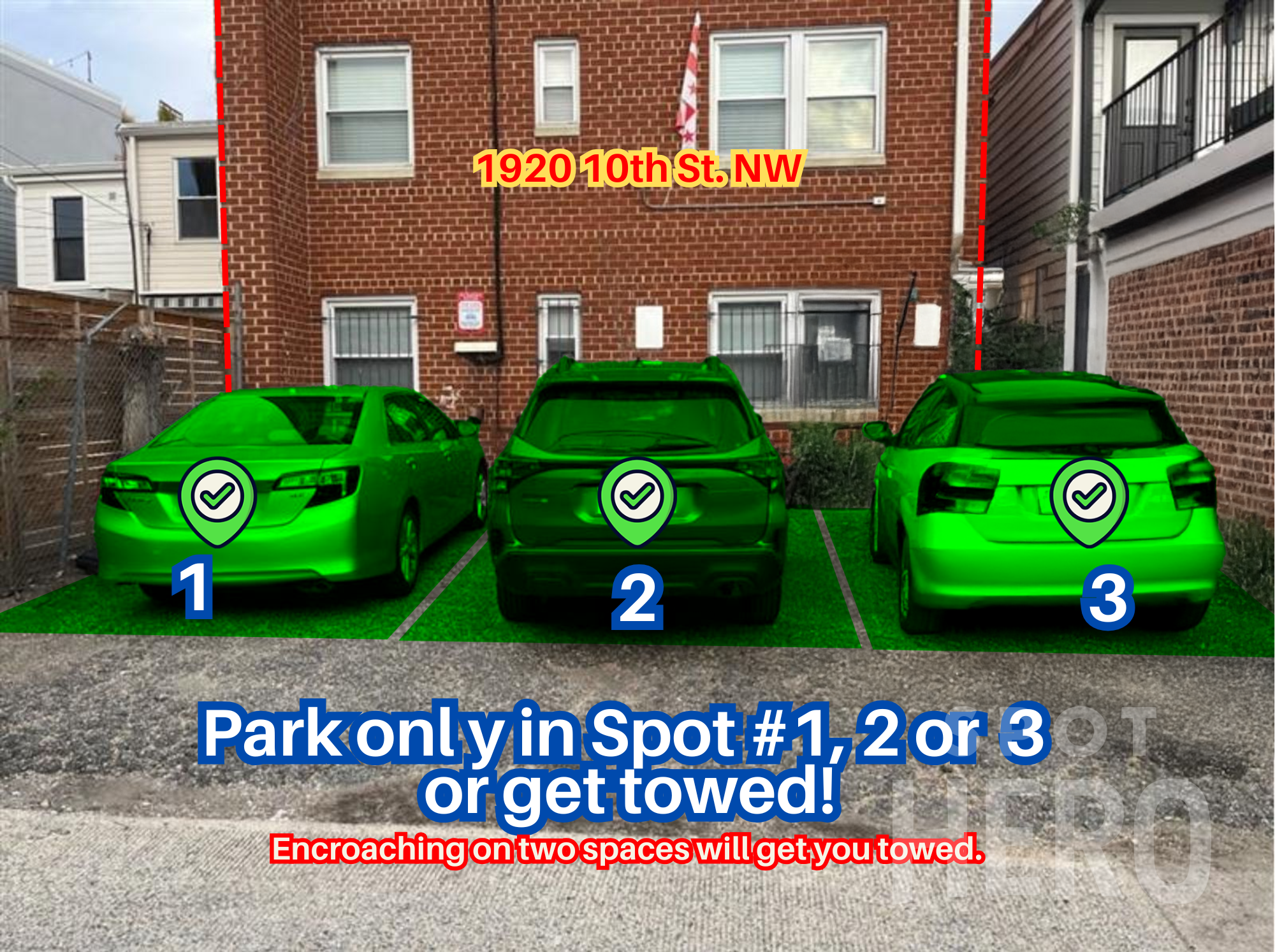 Photo of 1920 10th St. NW - Spot #1, 2, or 3 Only