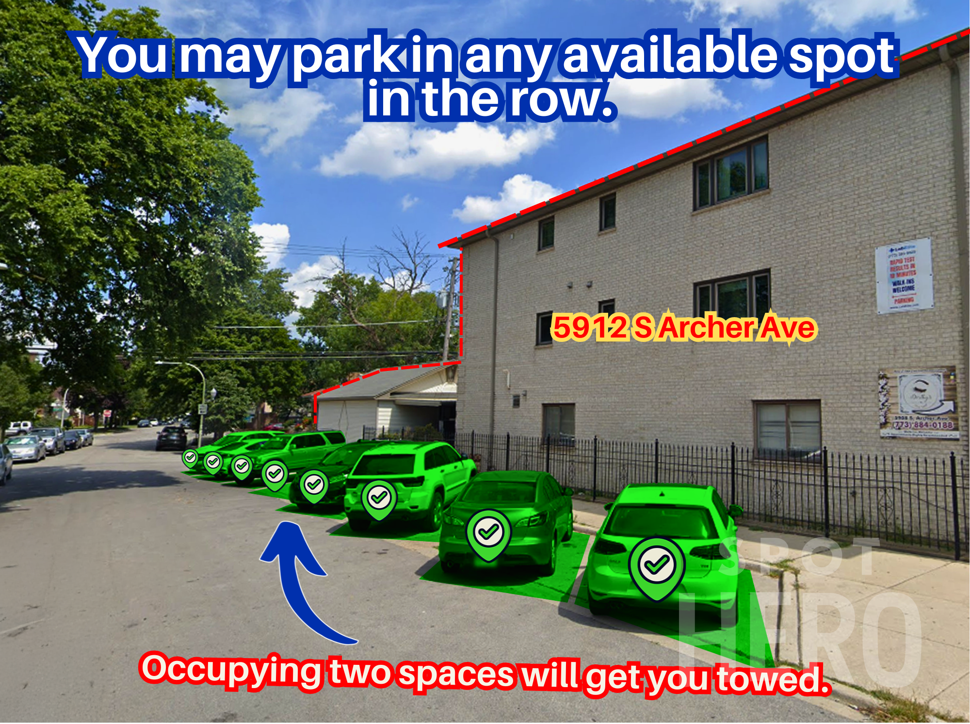 Photo of 5912 S Archer Ave. - Street Parking