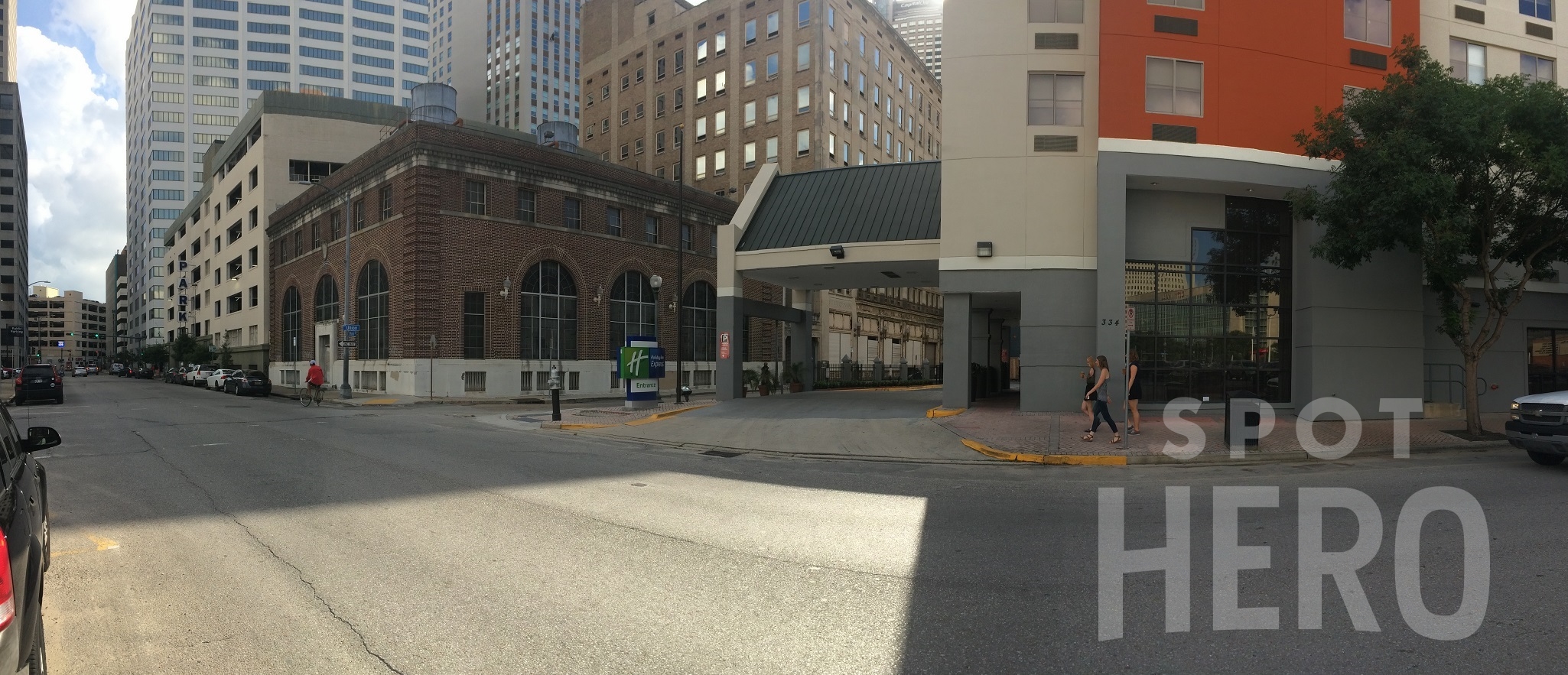 Photo of 334 O'Keefe Ave. - Holiday Inn Express Hotel Self Parking Lot