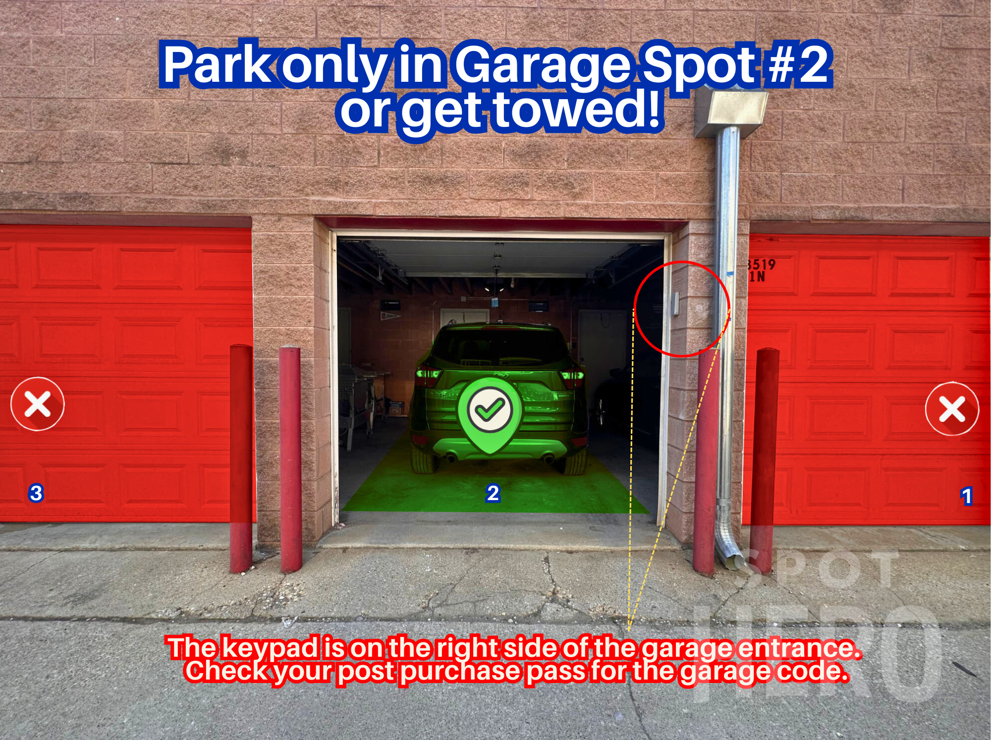 Photo of 3519 N Sheffield Ave. - Garage Spot #2 Only