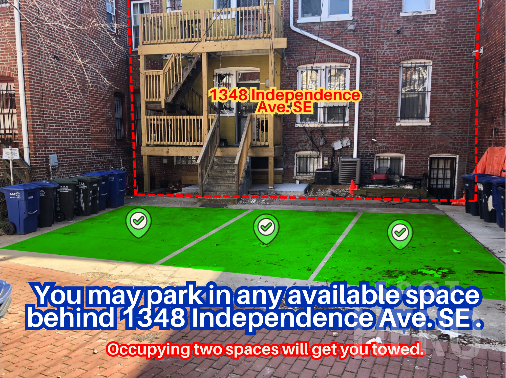 Photo of 1348 Independence Ave. SE - Alley Spot