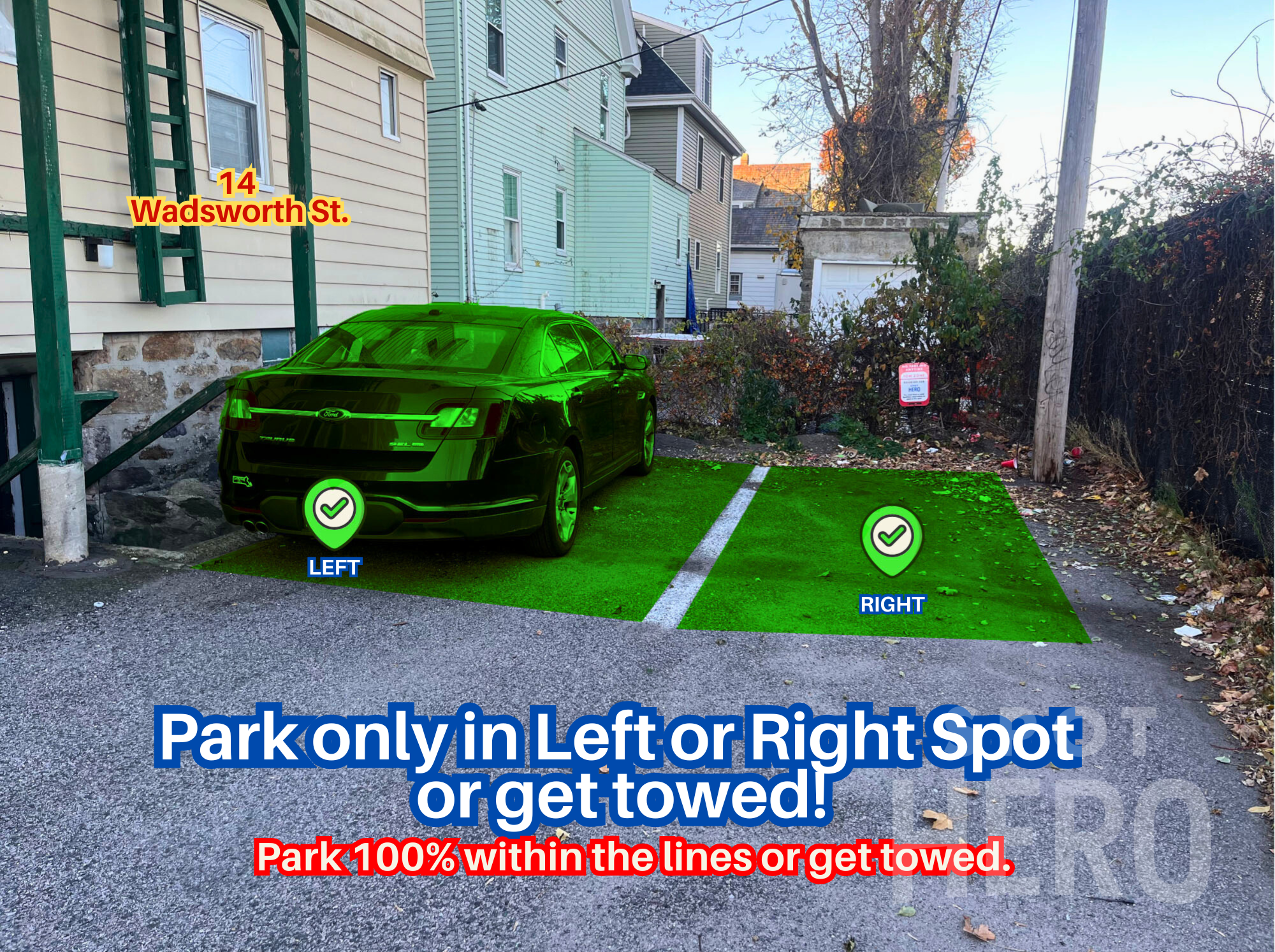 Photo of 14 Wadsworth St. - Left or Right spot only