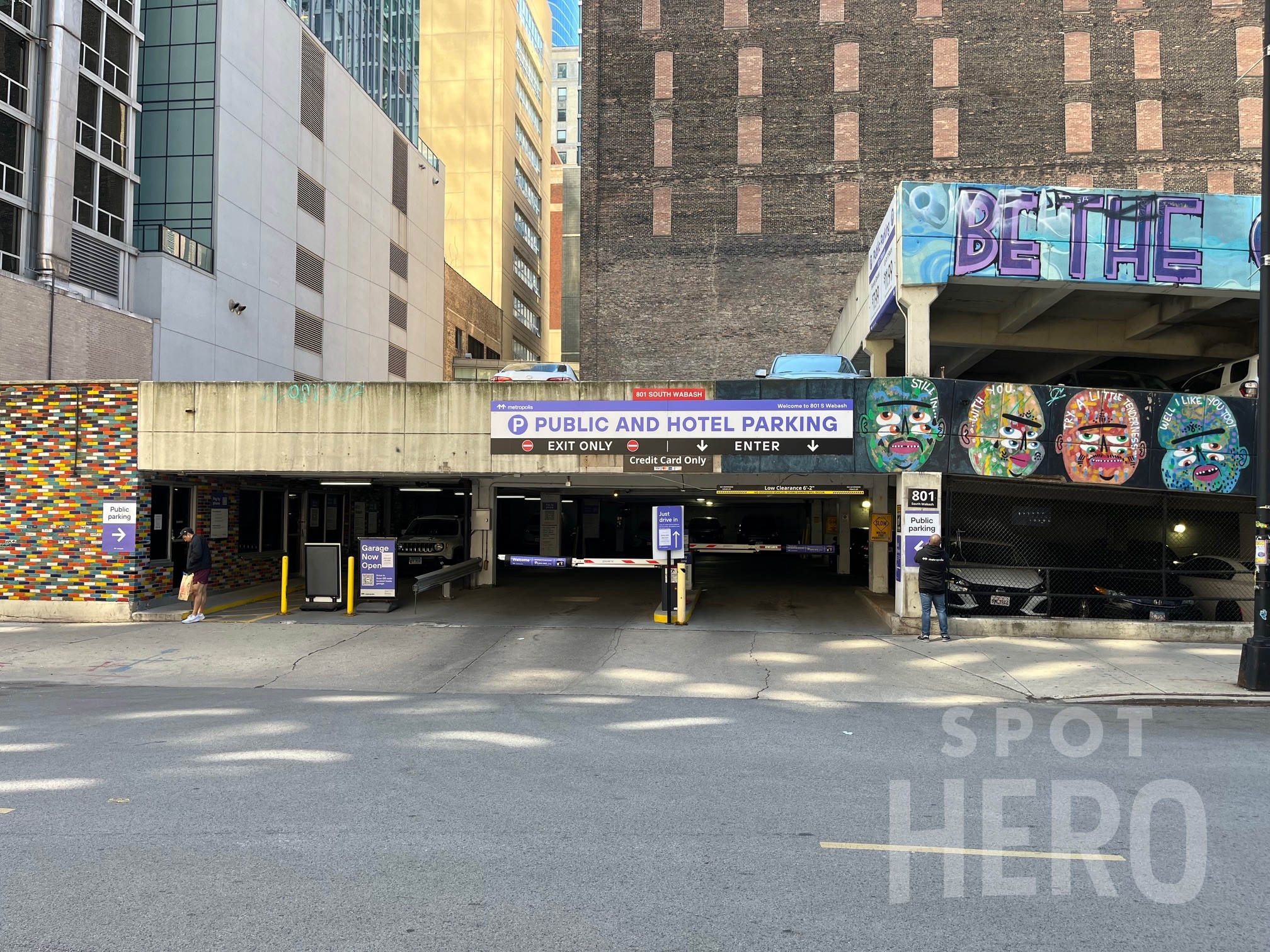 Photo of E 8th St. (801 S Wabash Ave.) - Self Park Garage