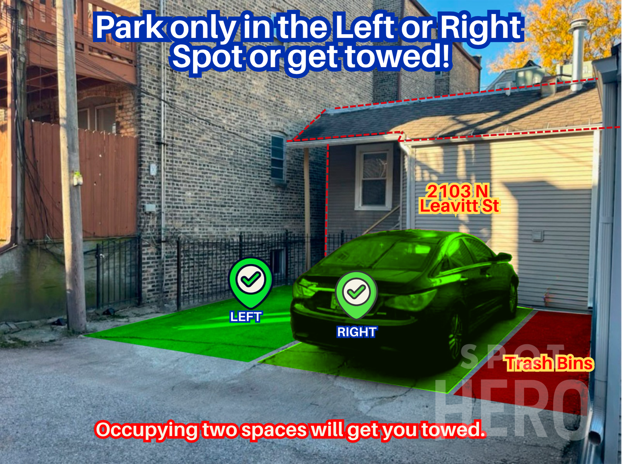 Photo of 2103 N Leavitt St. - Left or Right Spot