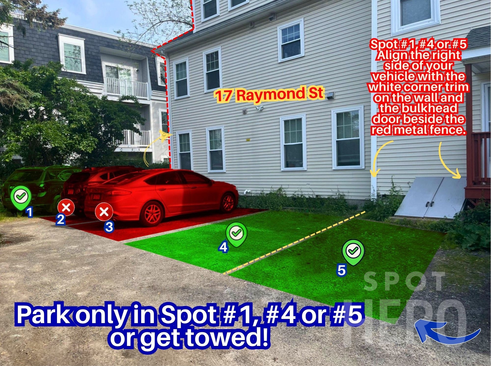 Photo of 17 Raymond St. - Spots #1, 4 & 5 Only