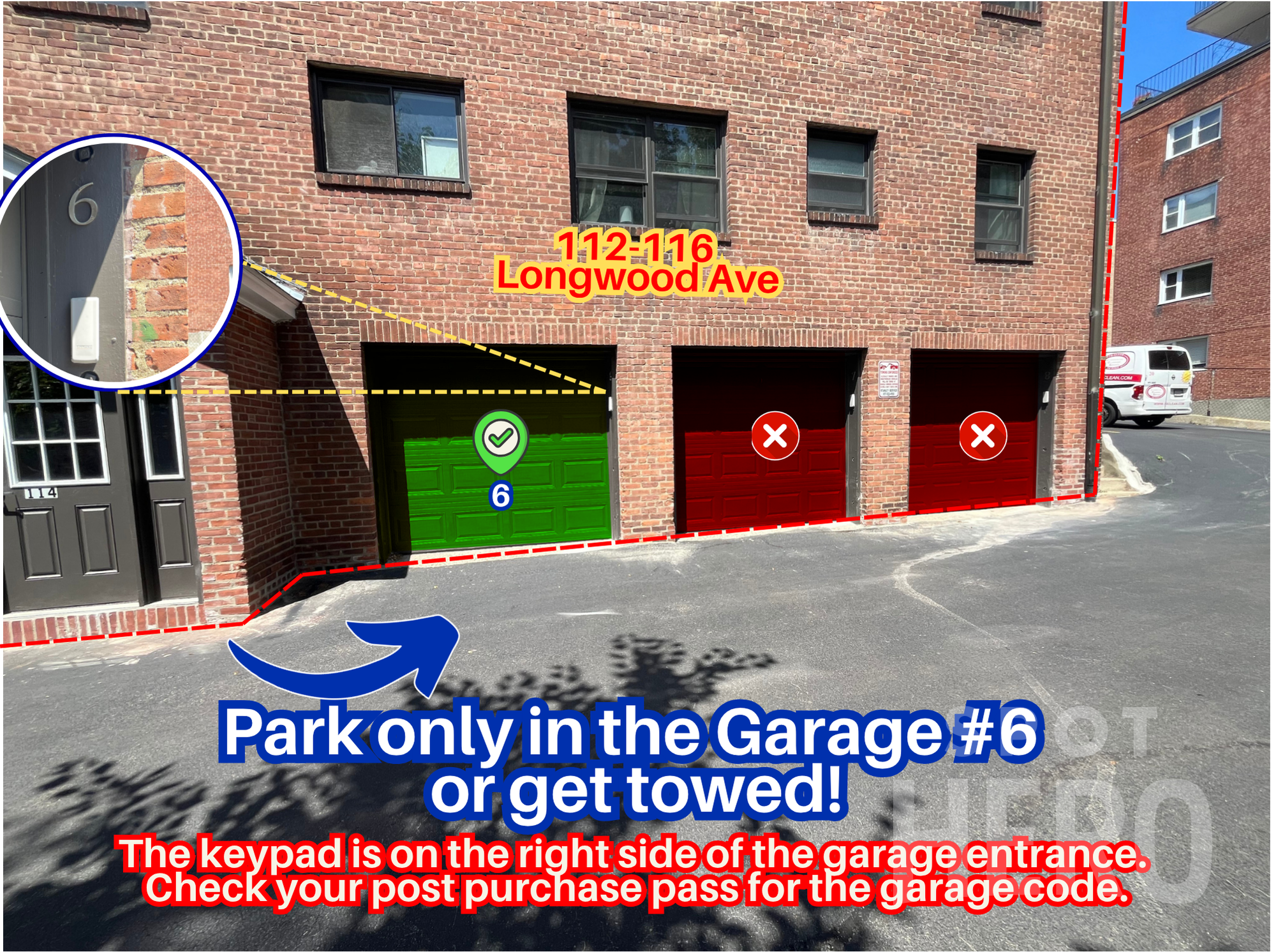 Photo of 112-116 Longwood Ave. - Garage Spot #6 Only